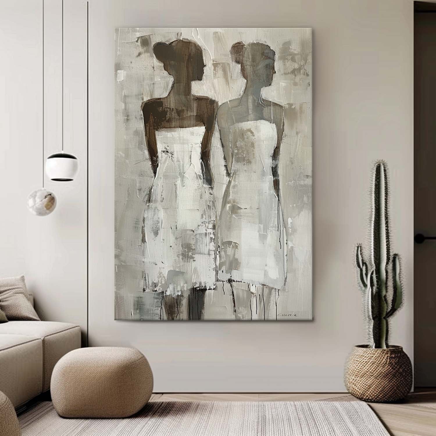 Wall Art People Minimalist Painterly