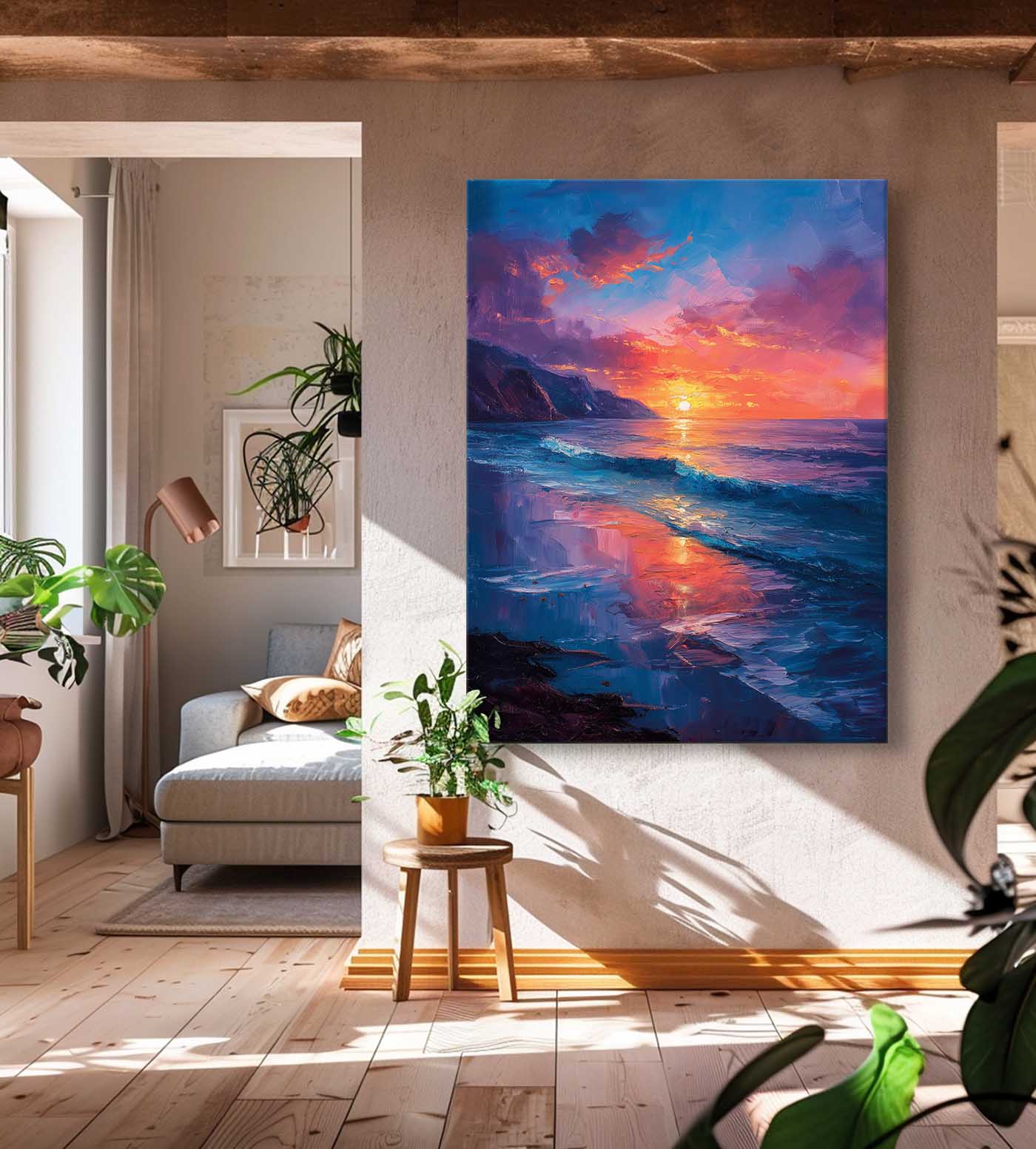 Wall Art Beach & Ocean Painterly Serene