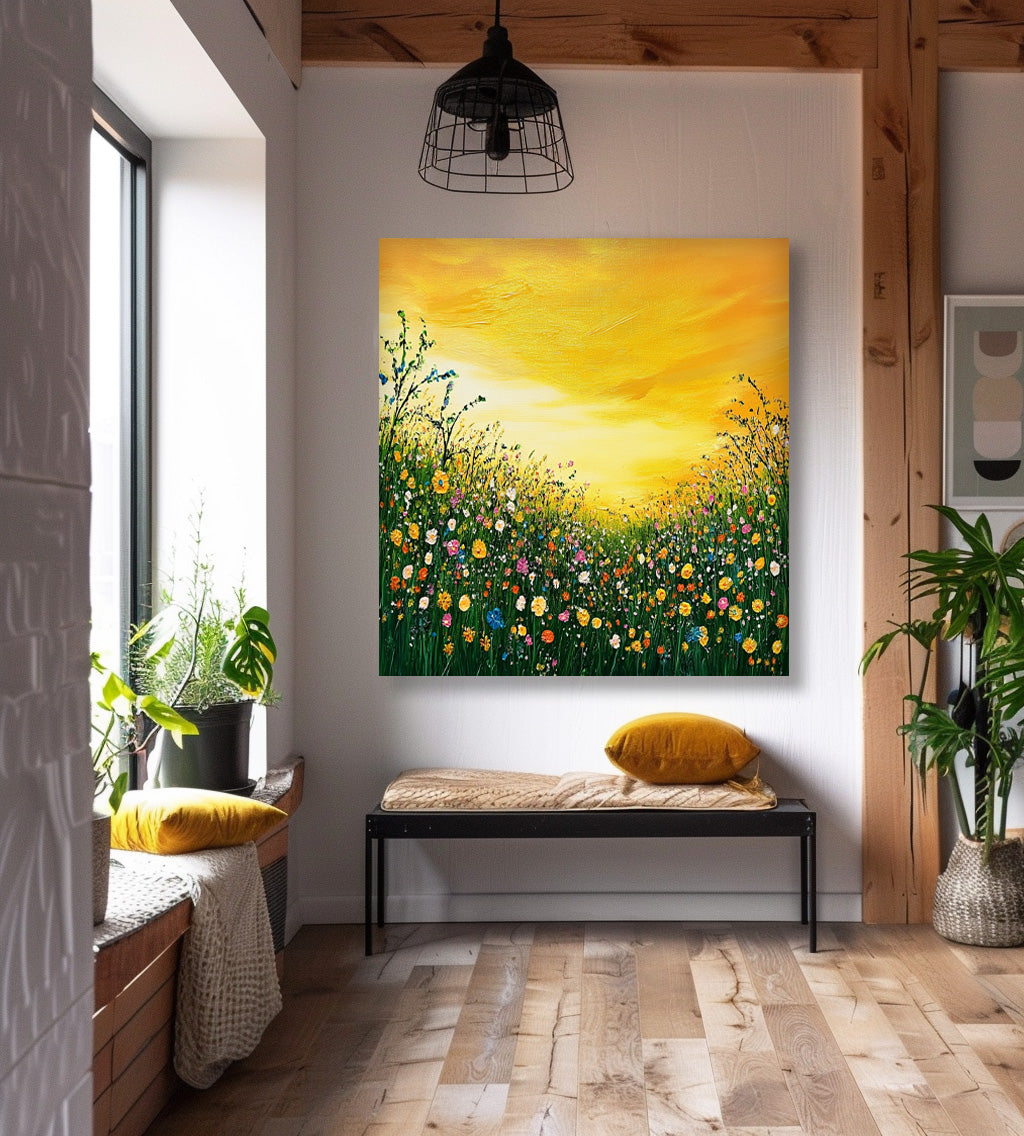 Wall Art Flower Wildflower Meadow Romantic
