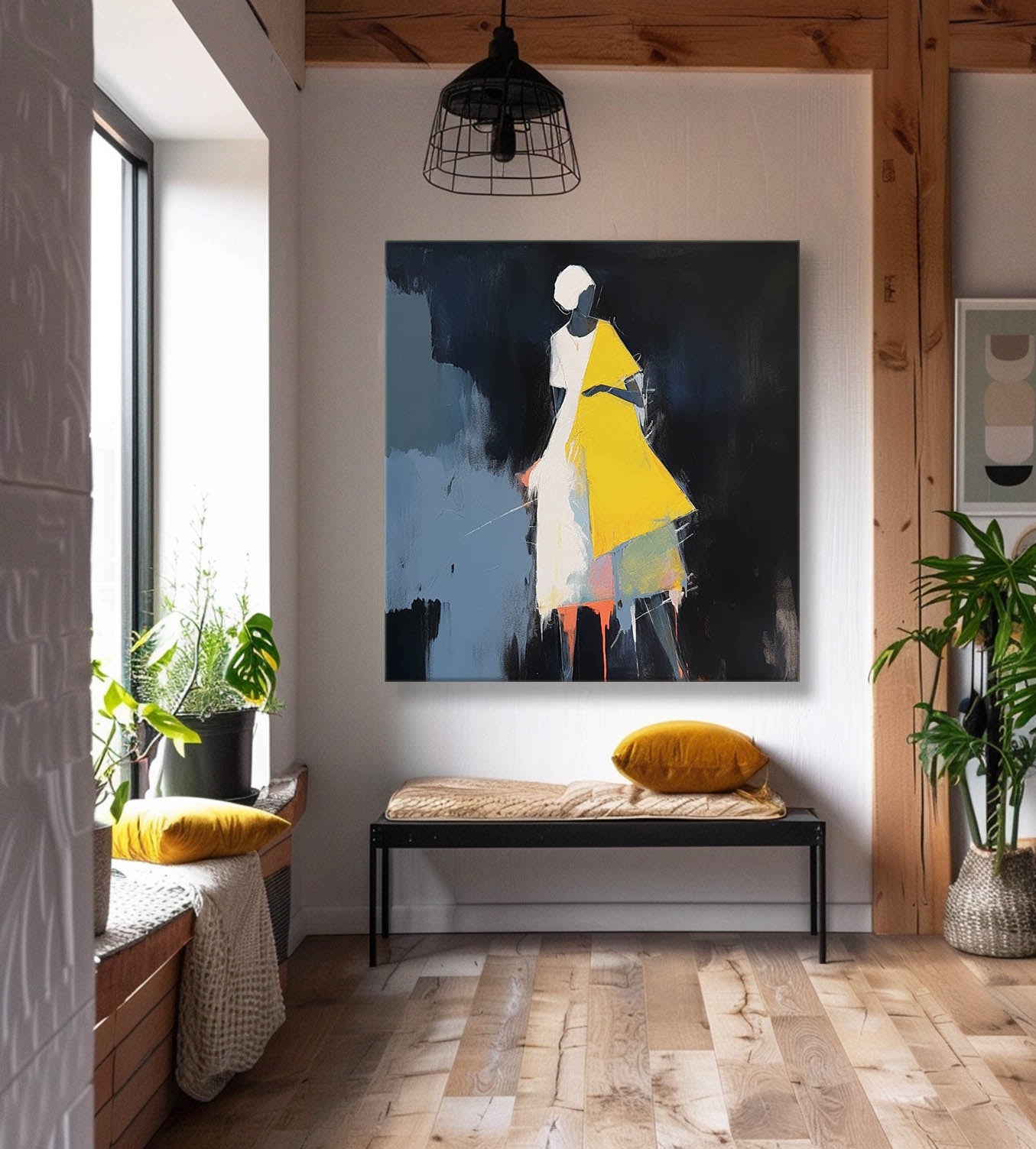 Wall Art People Modern Abstract Painterly