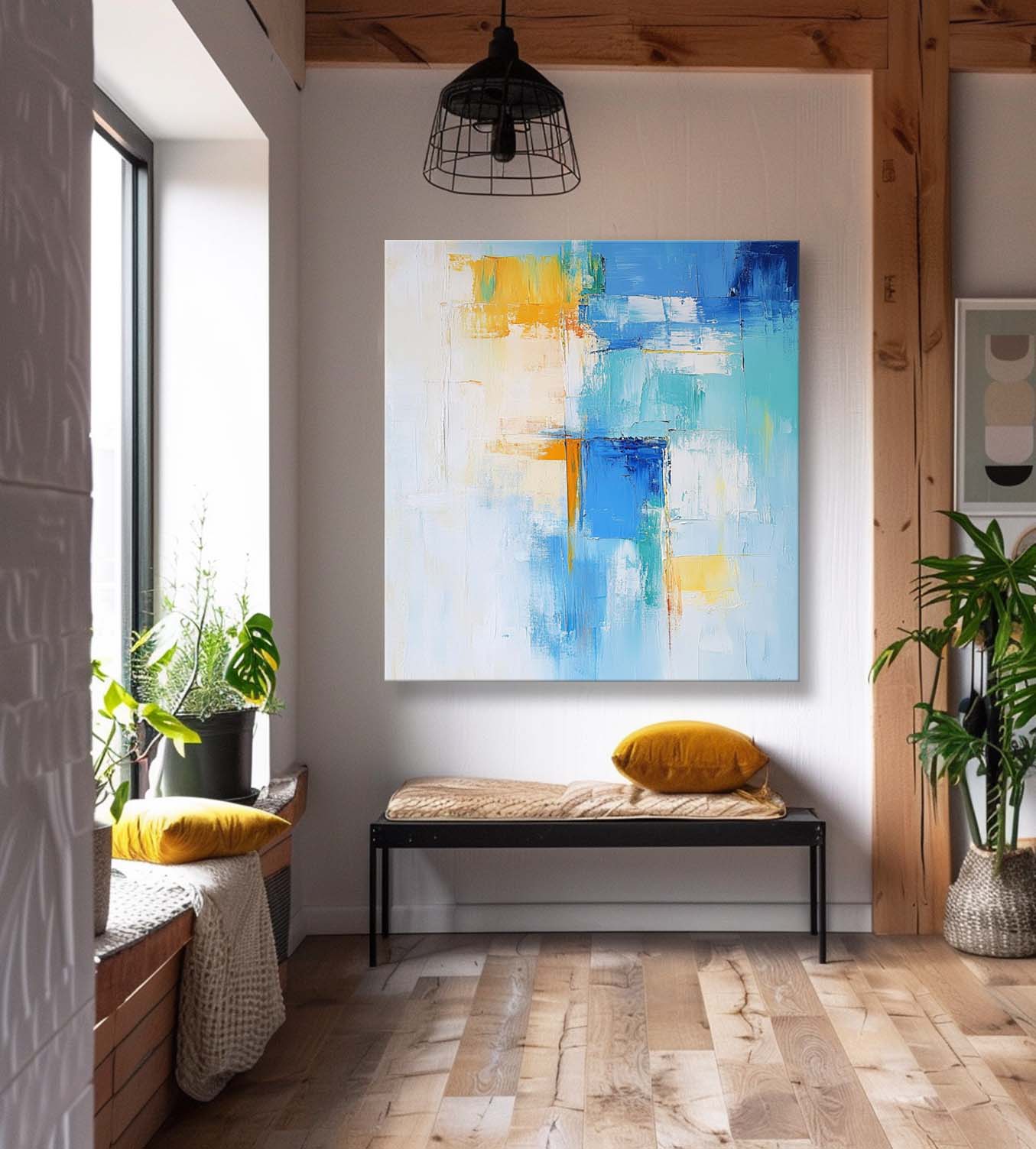 Abstract Canvas Art AB606 - Neutralighting