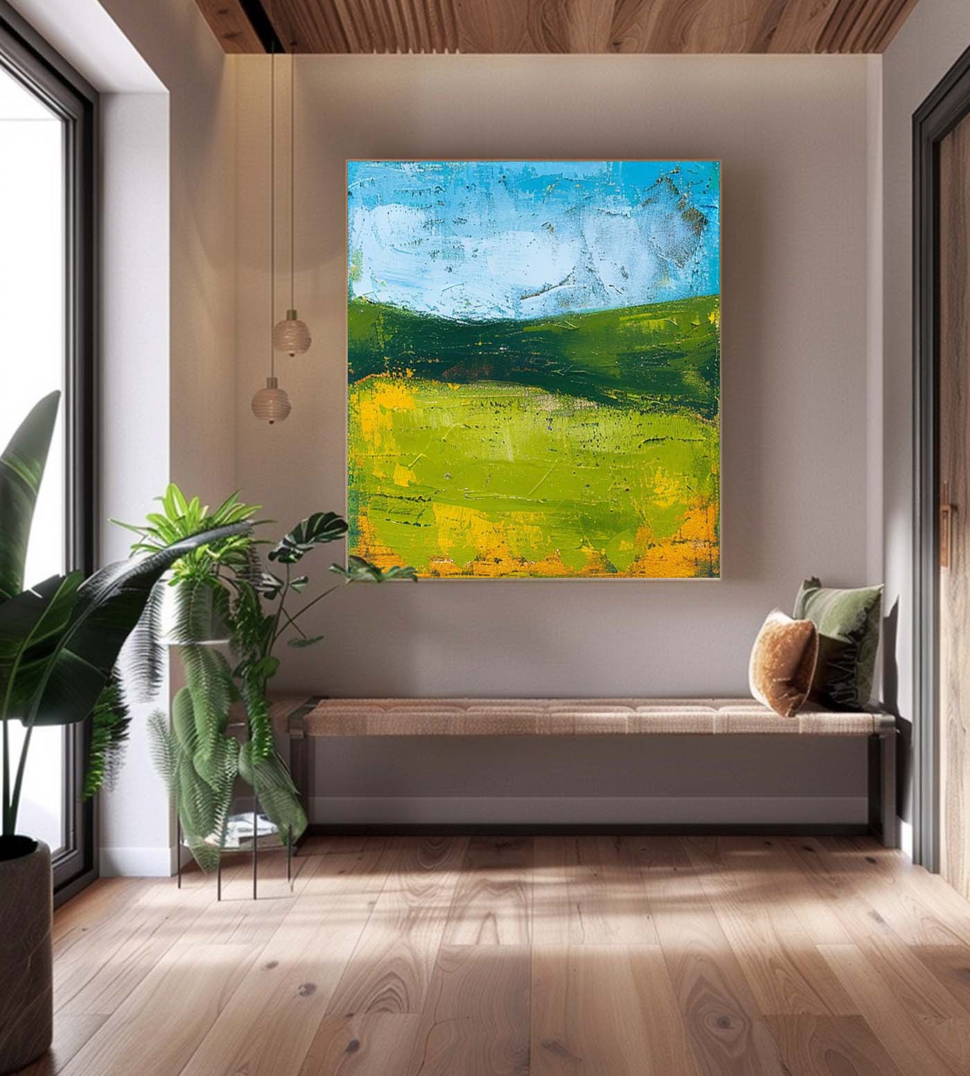 Wall Art Abstract Natural Impasto Healing Expressionist