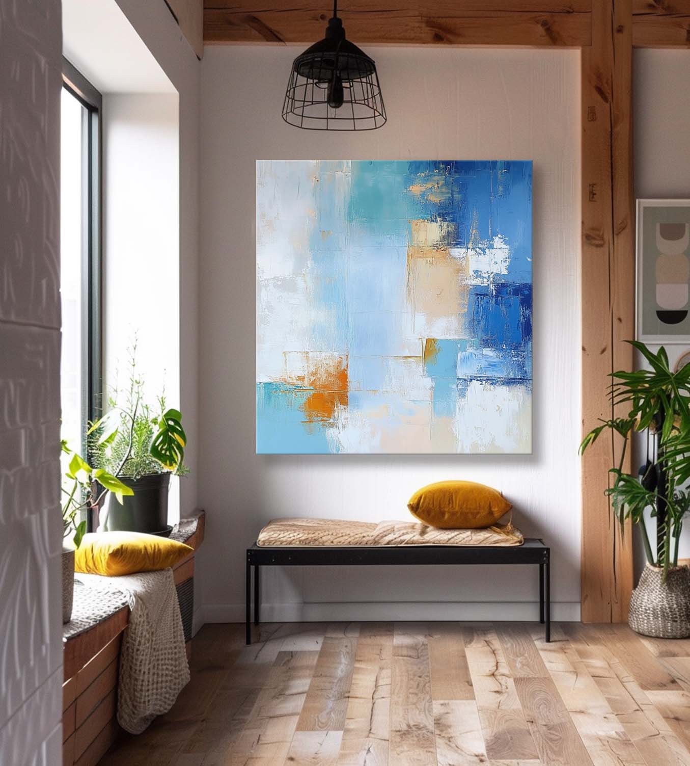 Abstract Canvas Art AB603 - Neutralighting