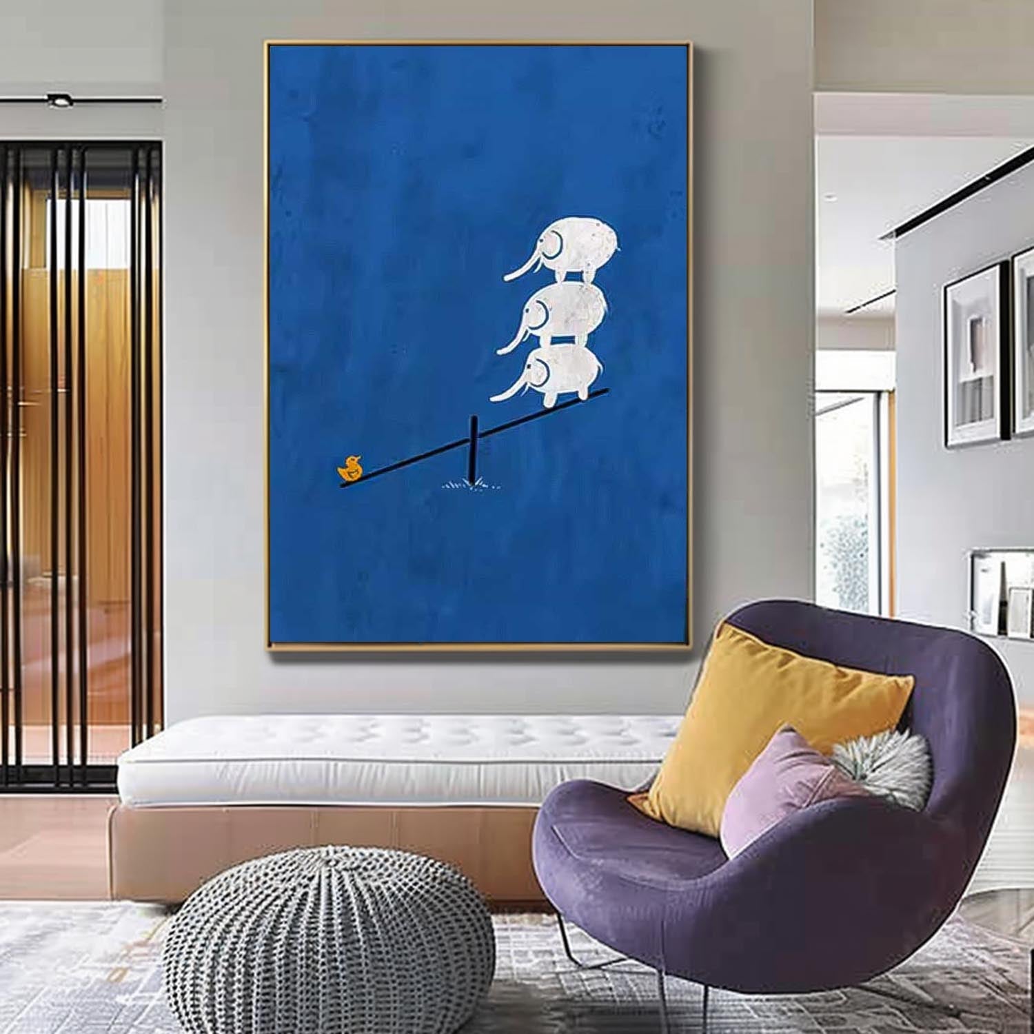 Wall Art Minimalist Whimsical Playful Pop