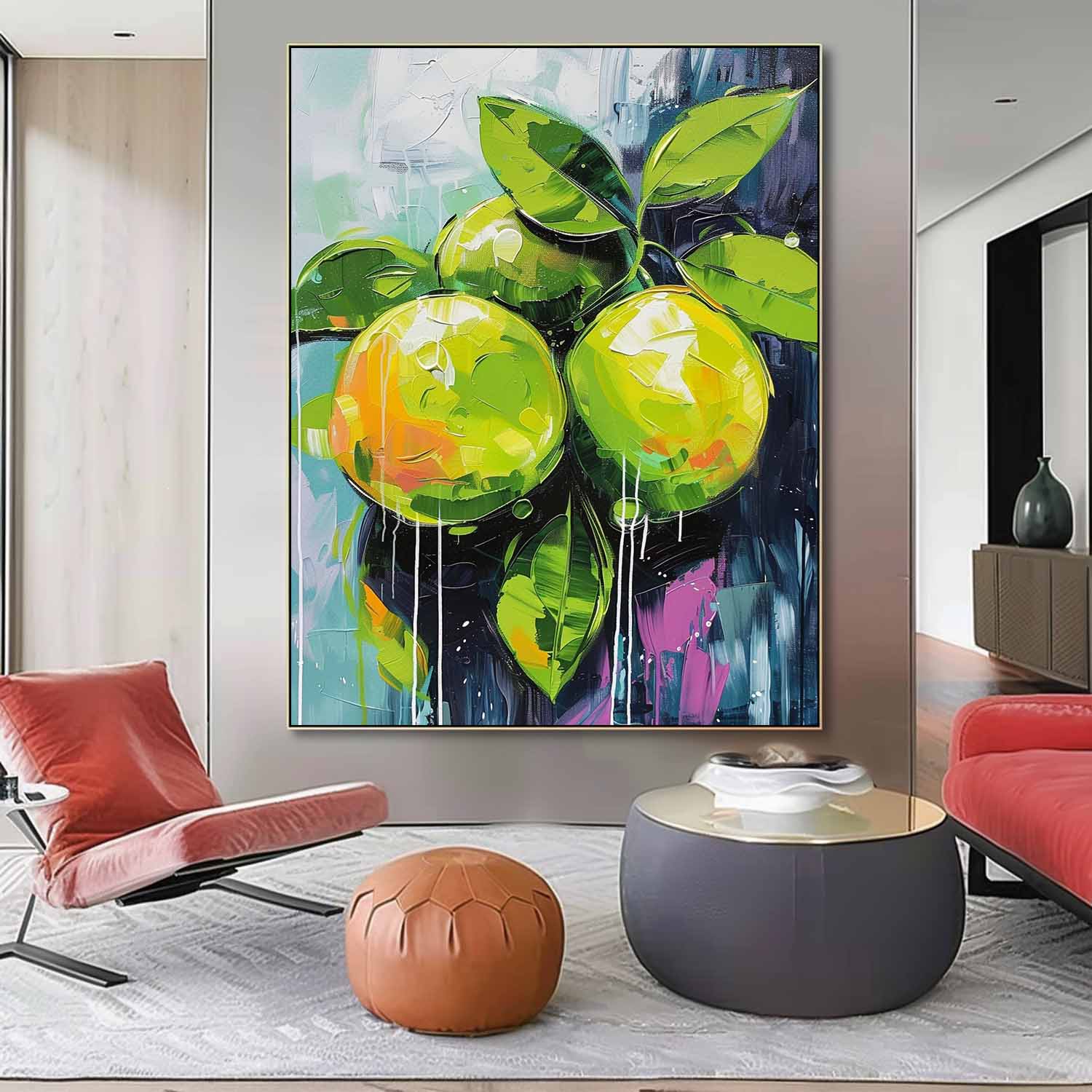 Wall Art Abstract Painterly Whimsical Fantasy