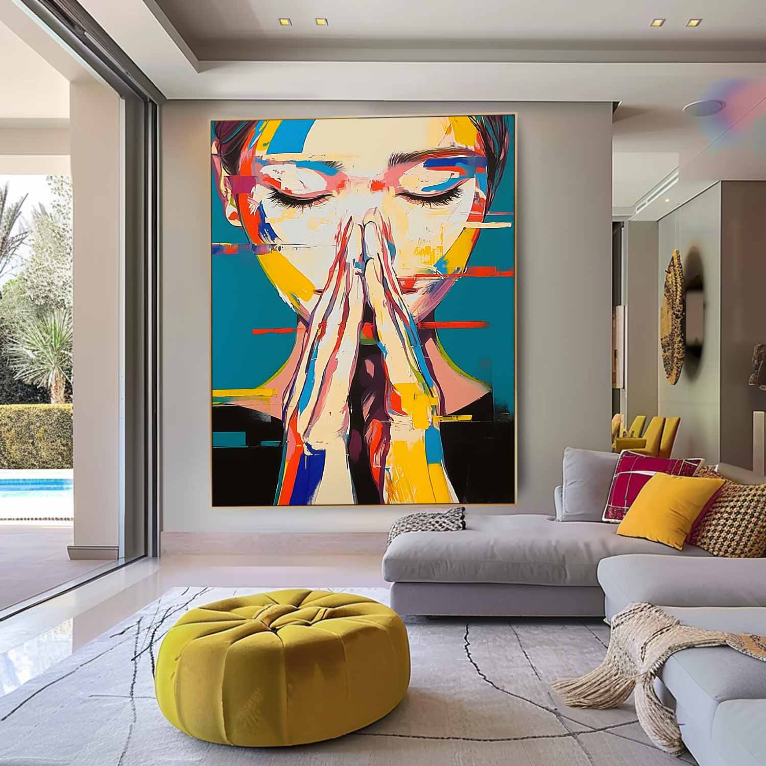 Wall Art Vibrant People Emotional Atmosphere