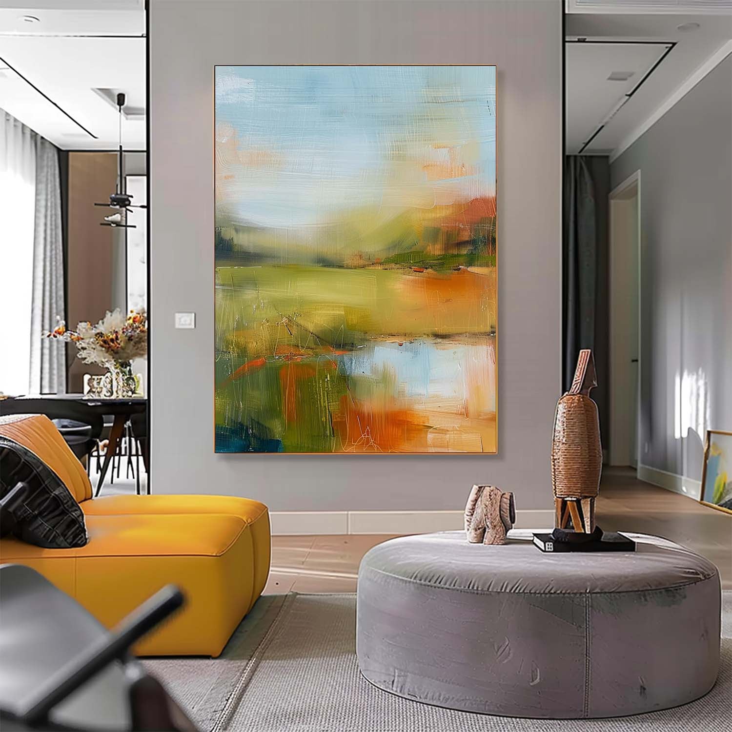 Wall Art Abstract Scandinavian Healing Natural
