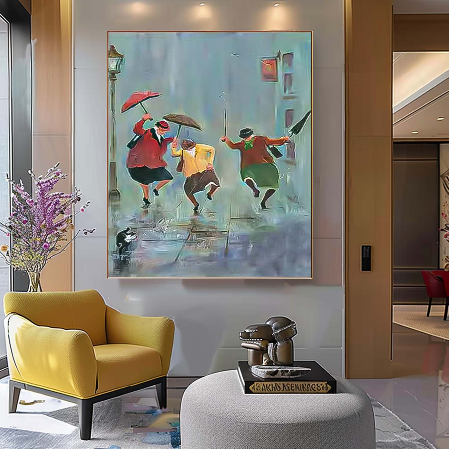 Wall Art People Painterly Energetic Dynamic
