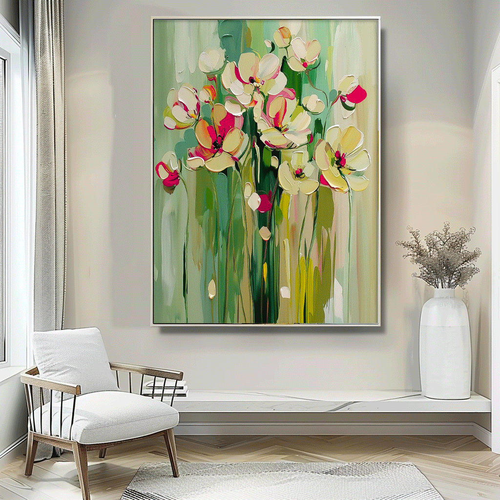 Wall Art Flower Still Life Lively Warm Pop