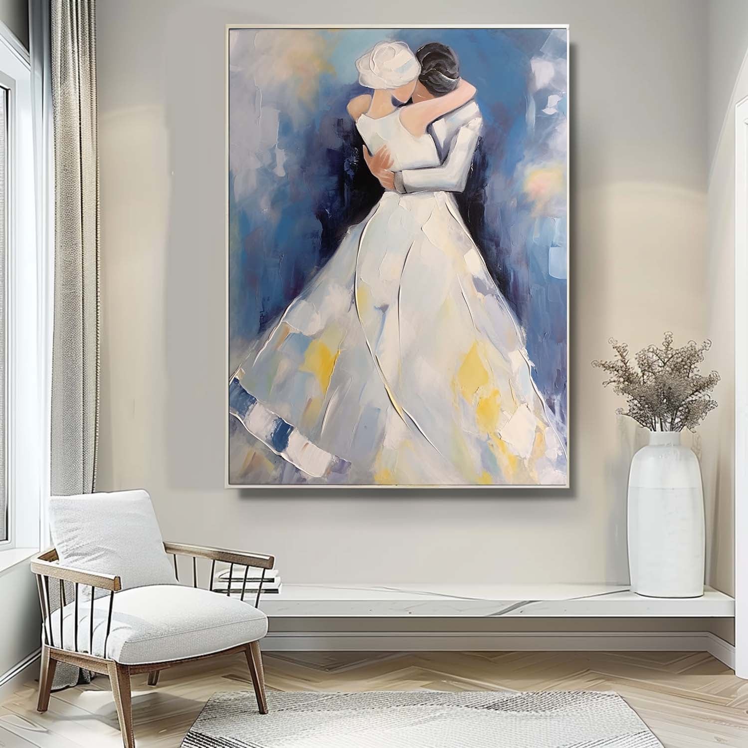 Wall Art Soft People Tender Romantic