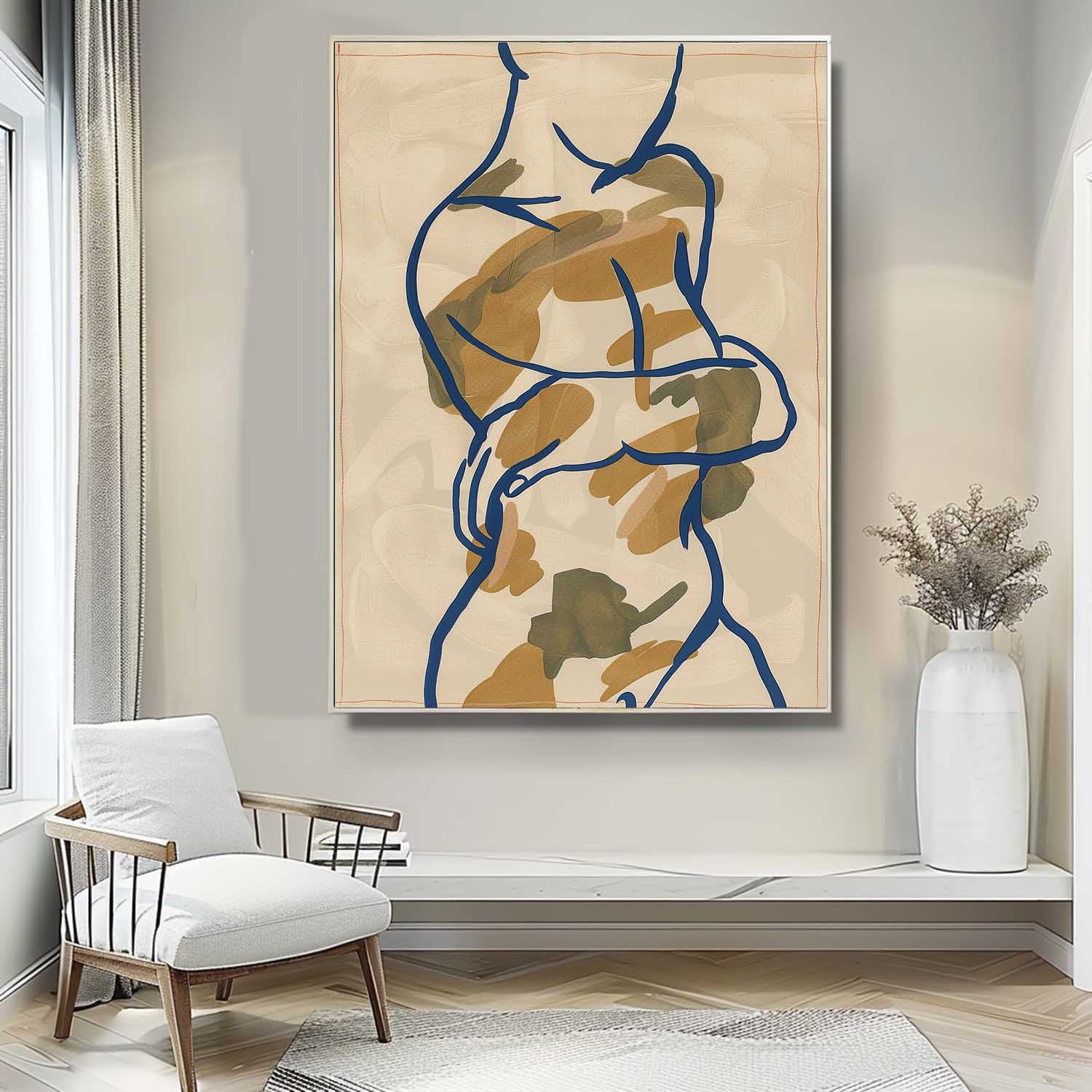 Wall Art Abstract People Contemporary Playful