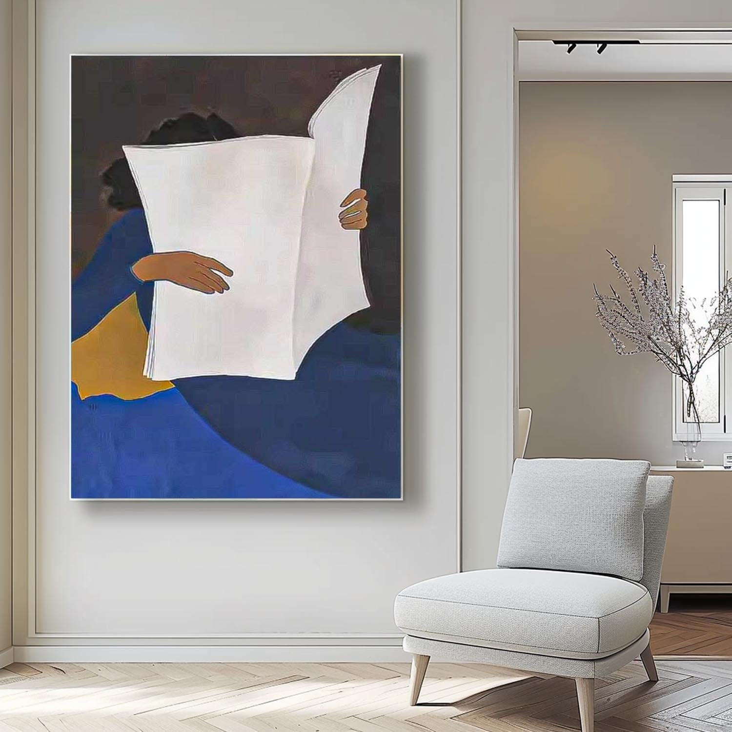 Wall Art People Minimalist Chic Elegant Fashion