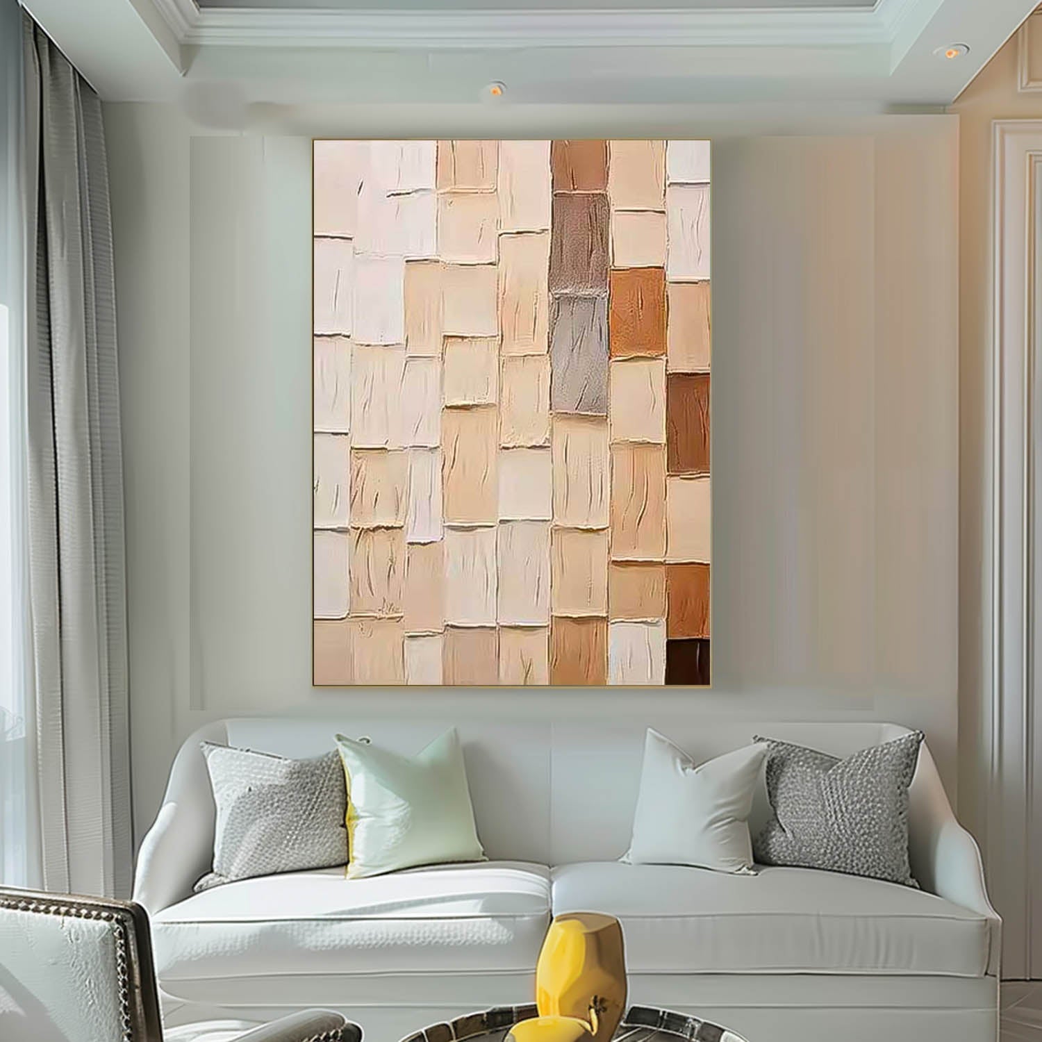 Wall Art Symmetrical Geometric Modern Abstract