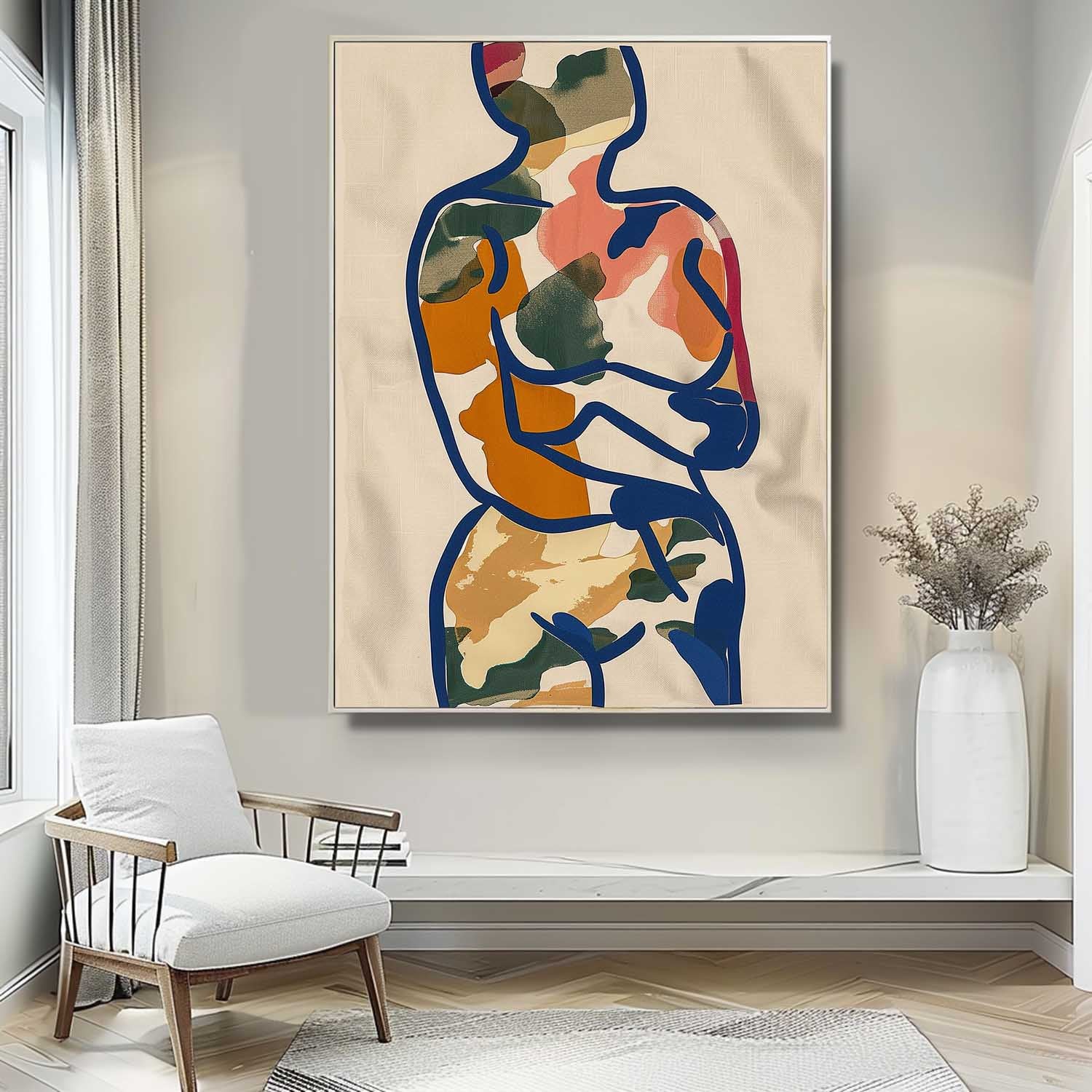 Wall Art Bold Figurative Abstract Painterly