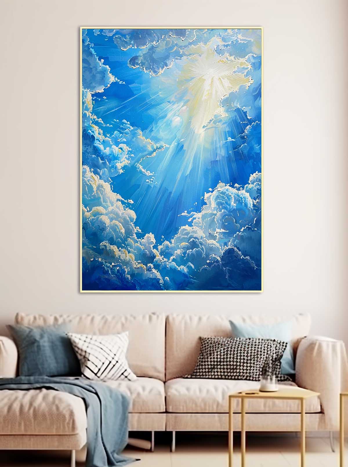 Wall Art Landscape Abstract Sky Serene