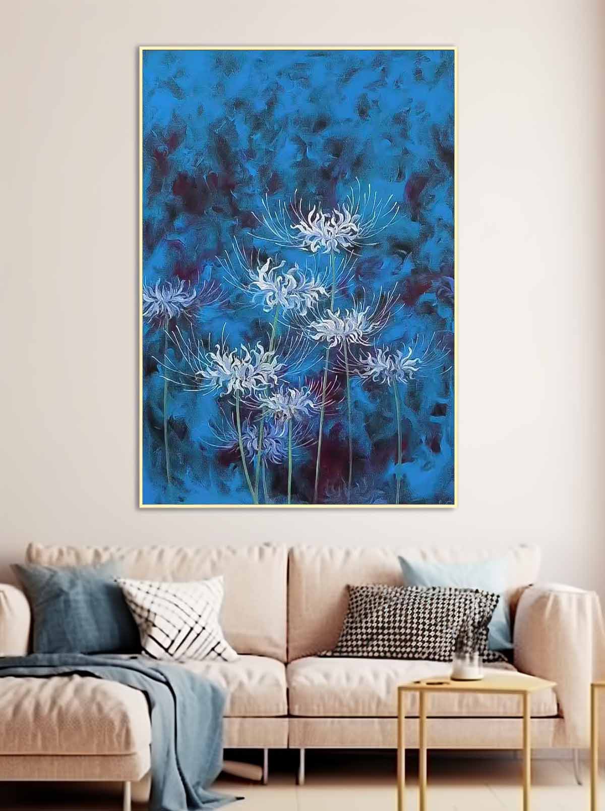 Wall Art Impasto Flower Impressionist Serene