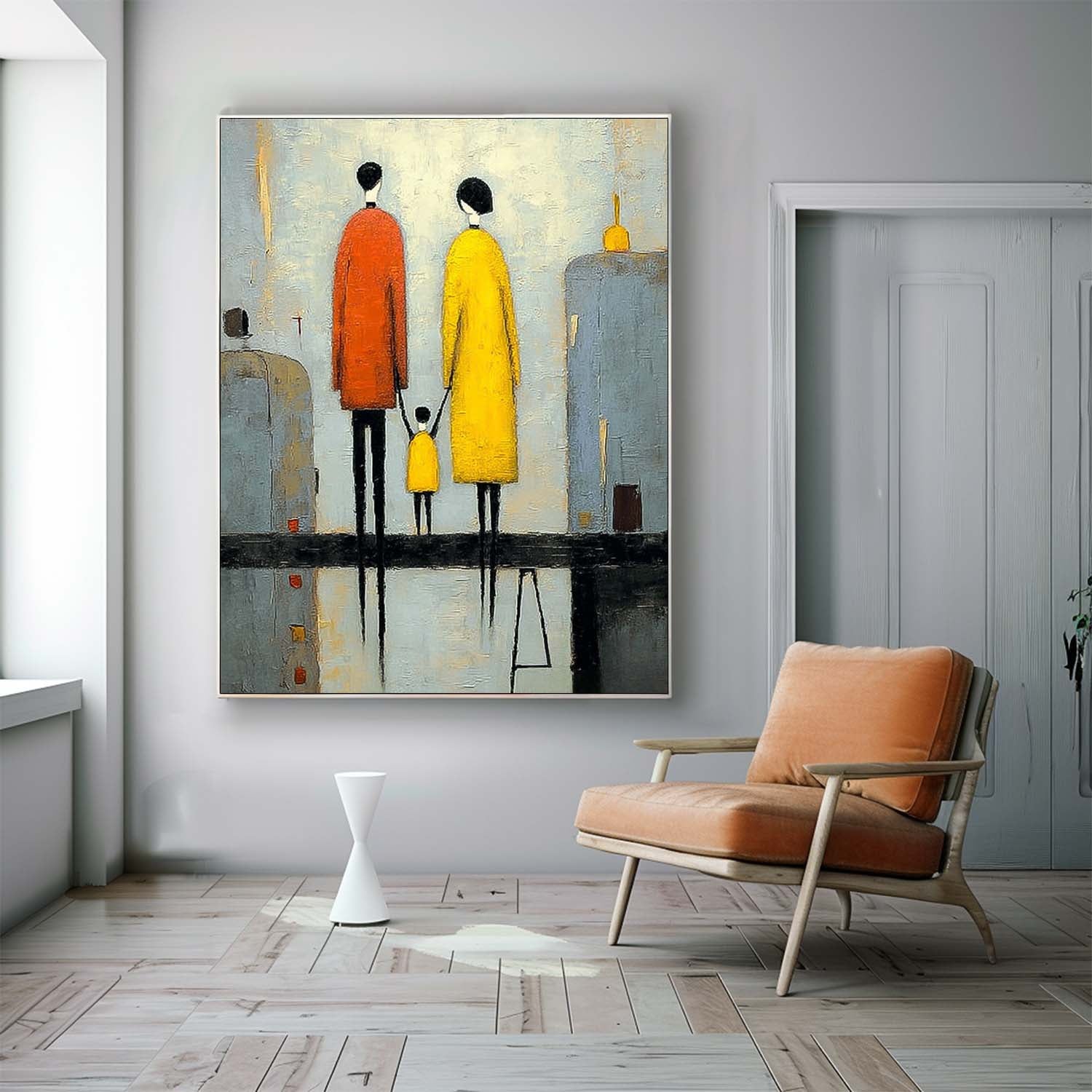 Wall Art Soft Feminine Family Figurative Aesthetic