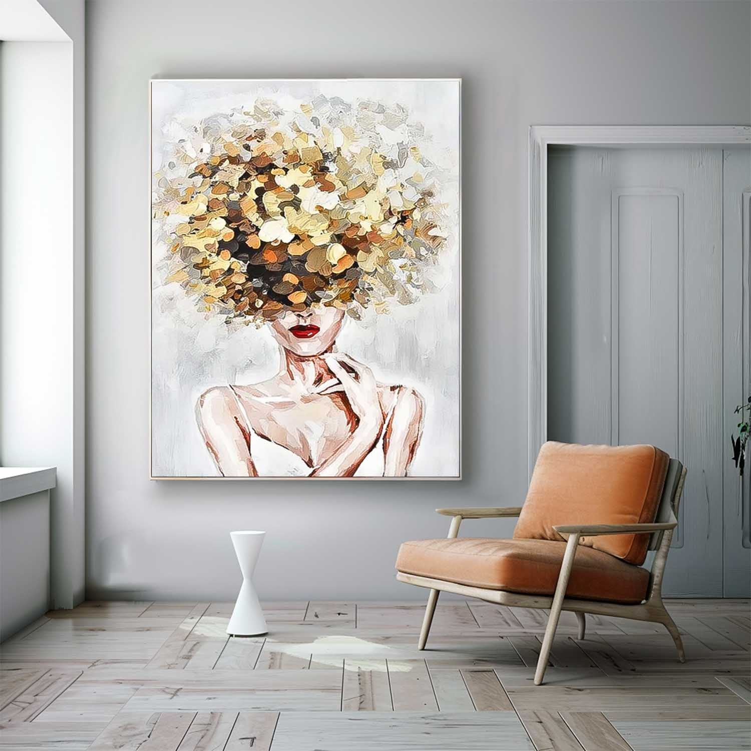 Wall Art Floral People Ethereal Serene