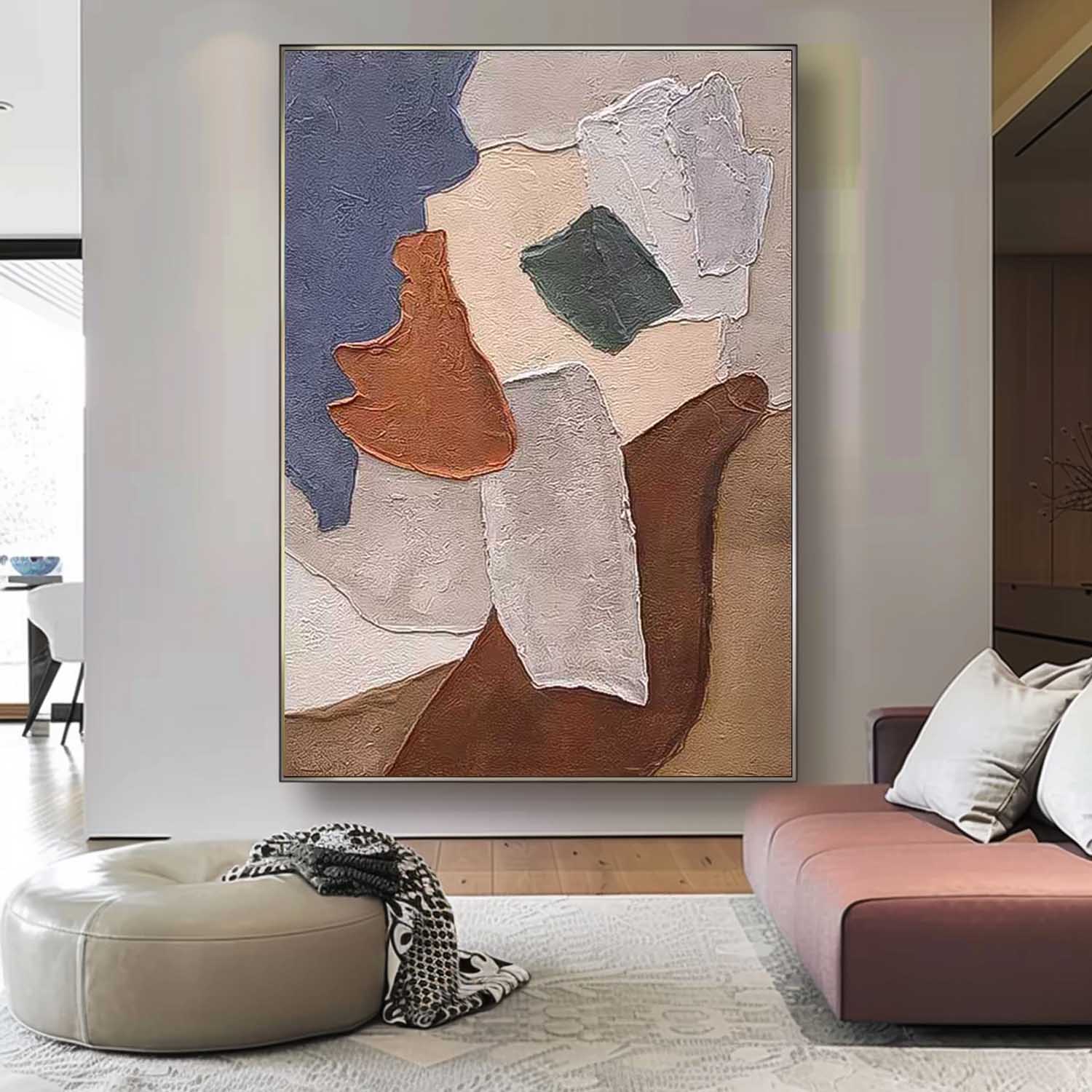 Abstract Canvas Art AB543 - Neutralighting