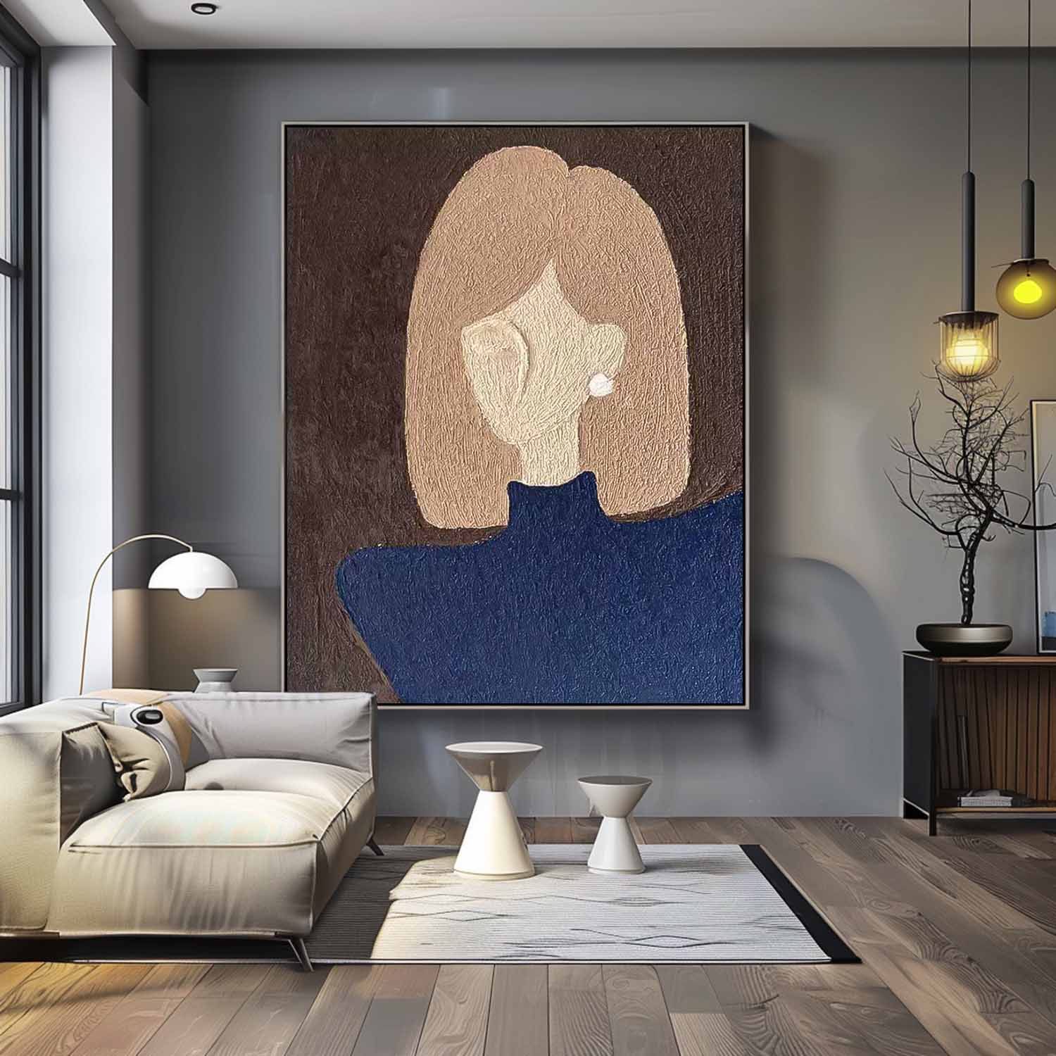 Wall Art Fashion People Contemporary Elegant