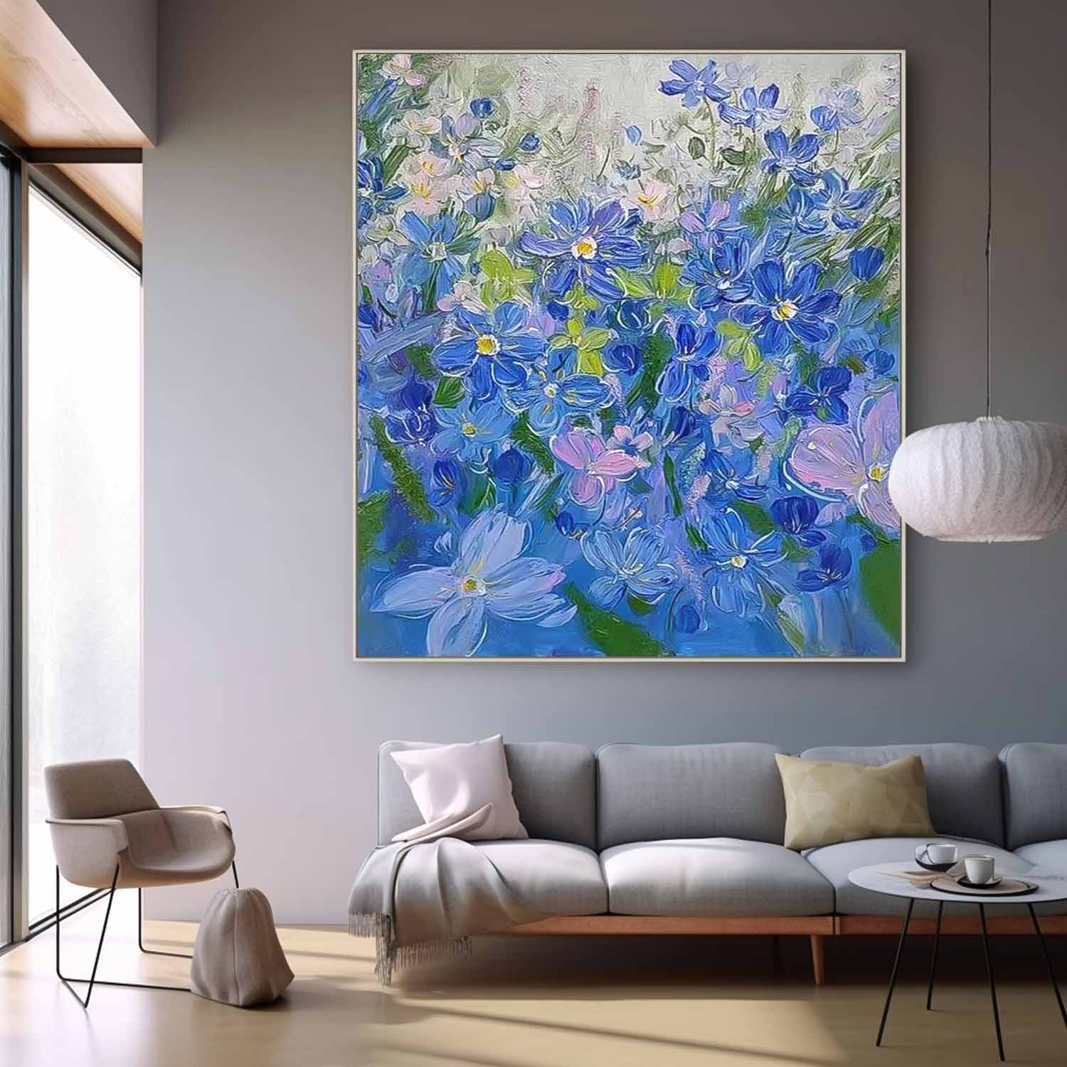Wall Art Contemporary Flower Understated Elegant