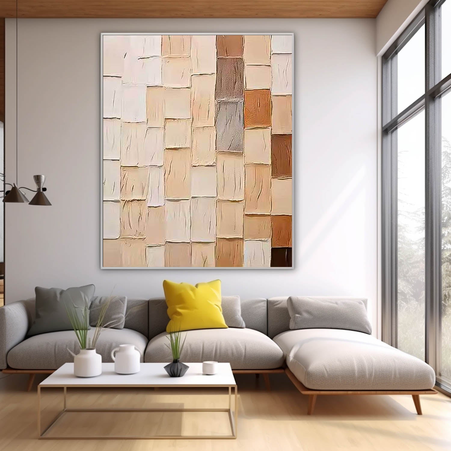 Wall Art Symmetrical Geometric Modern Abstract