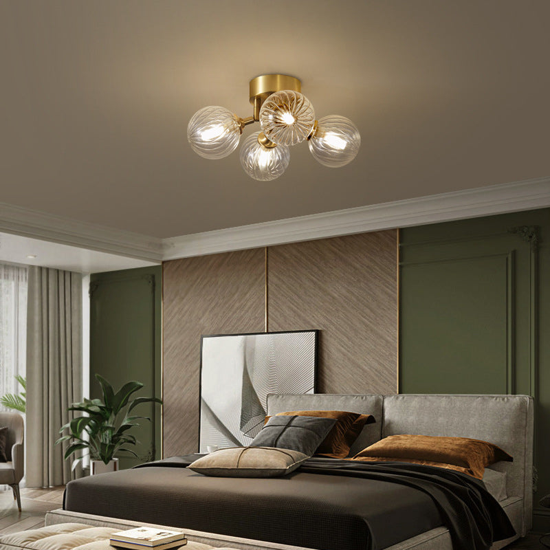Valentina Modern Clear Bubble Glass Ceiling Light - Neutralighting