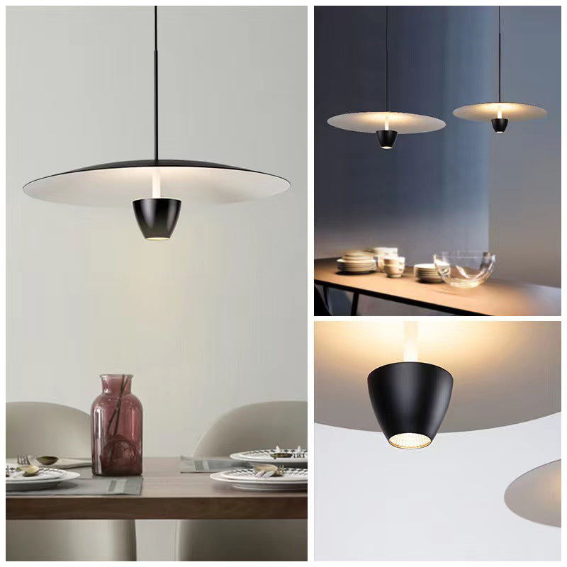 Arisha Modern Nordic Cluster Pendant Light, Black Hat Shape - Neutralighting