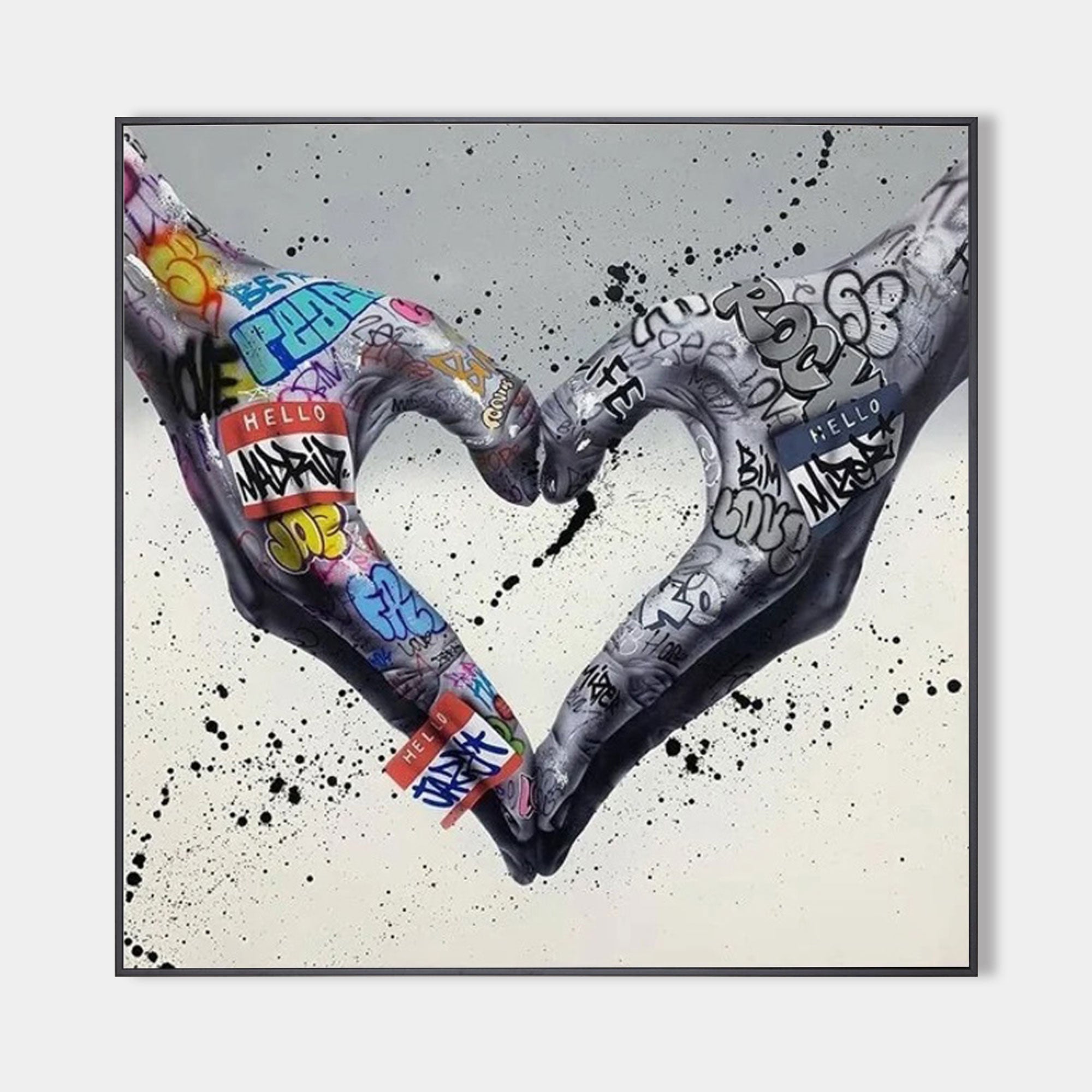 Gesture Heart Graffiti Art GA003 - Neutralighting