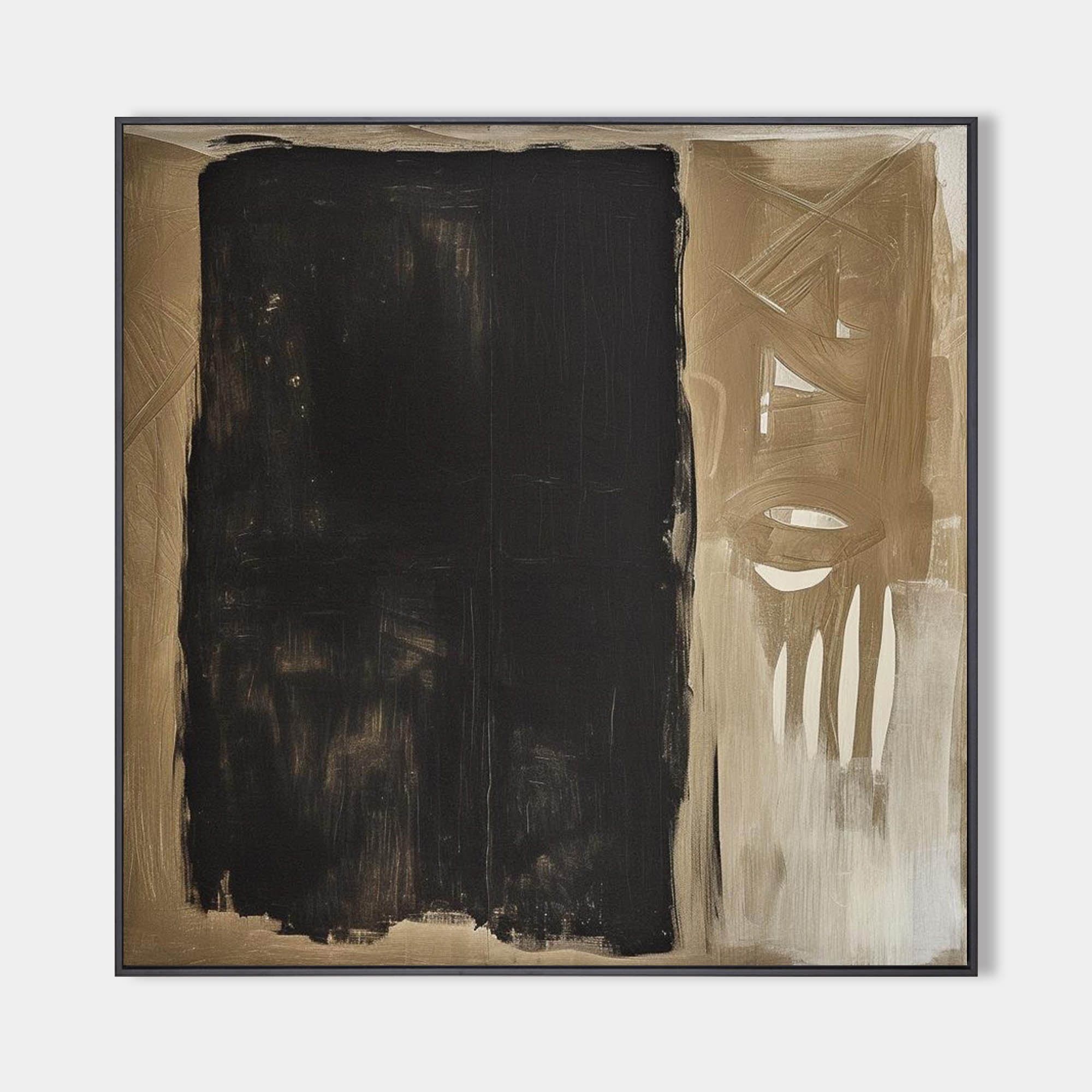 Wall Art Black Monolith Patina