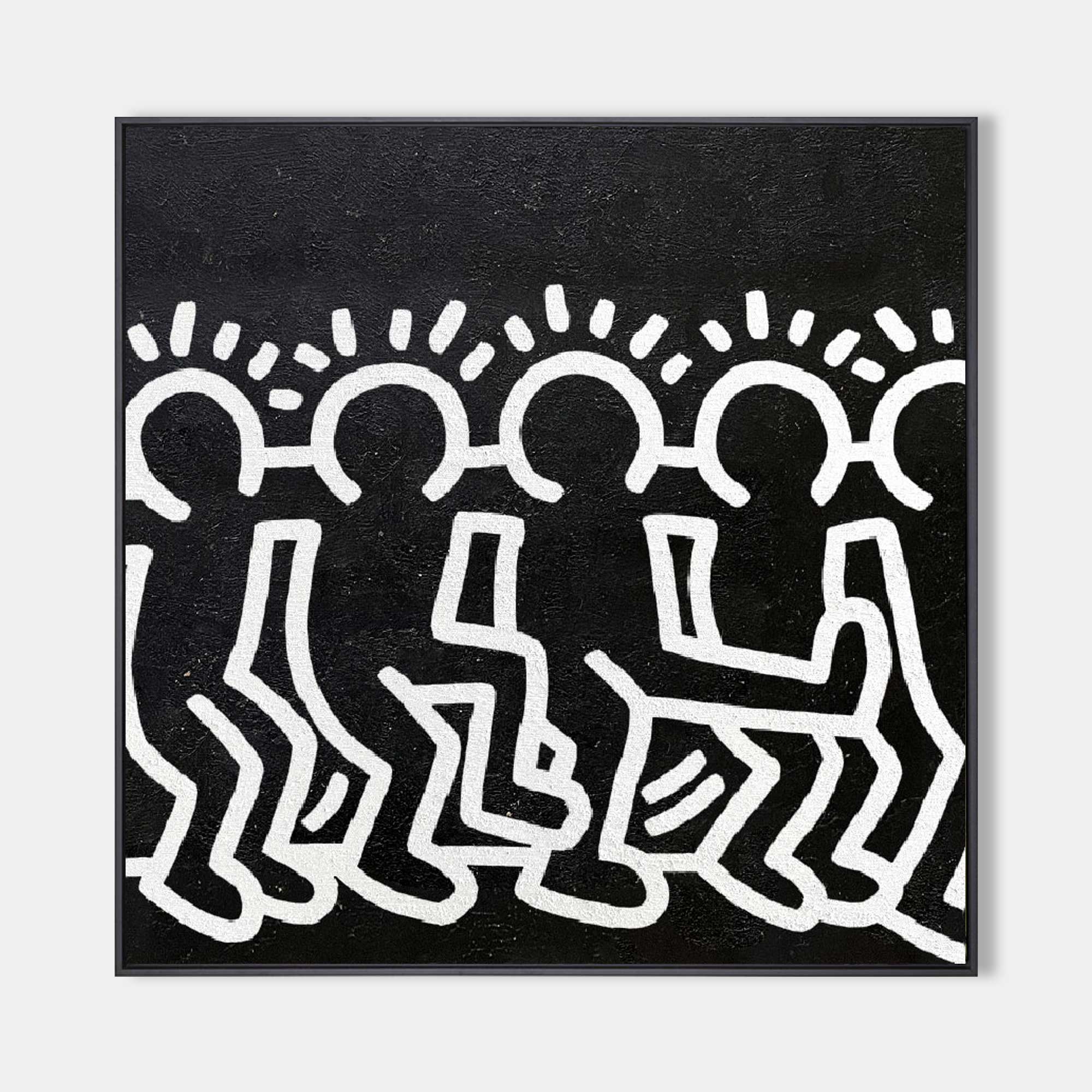 Keith Haring Style painting KS022 - Neutralighting