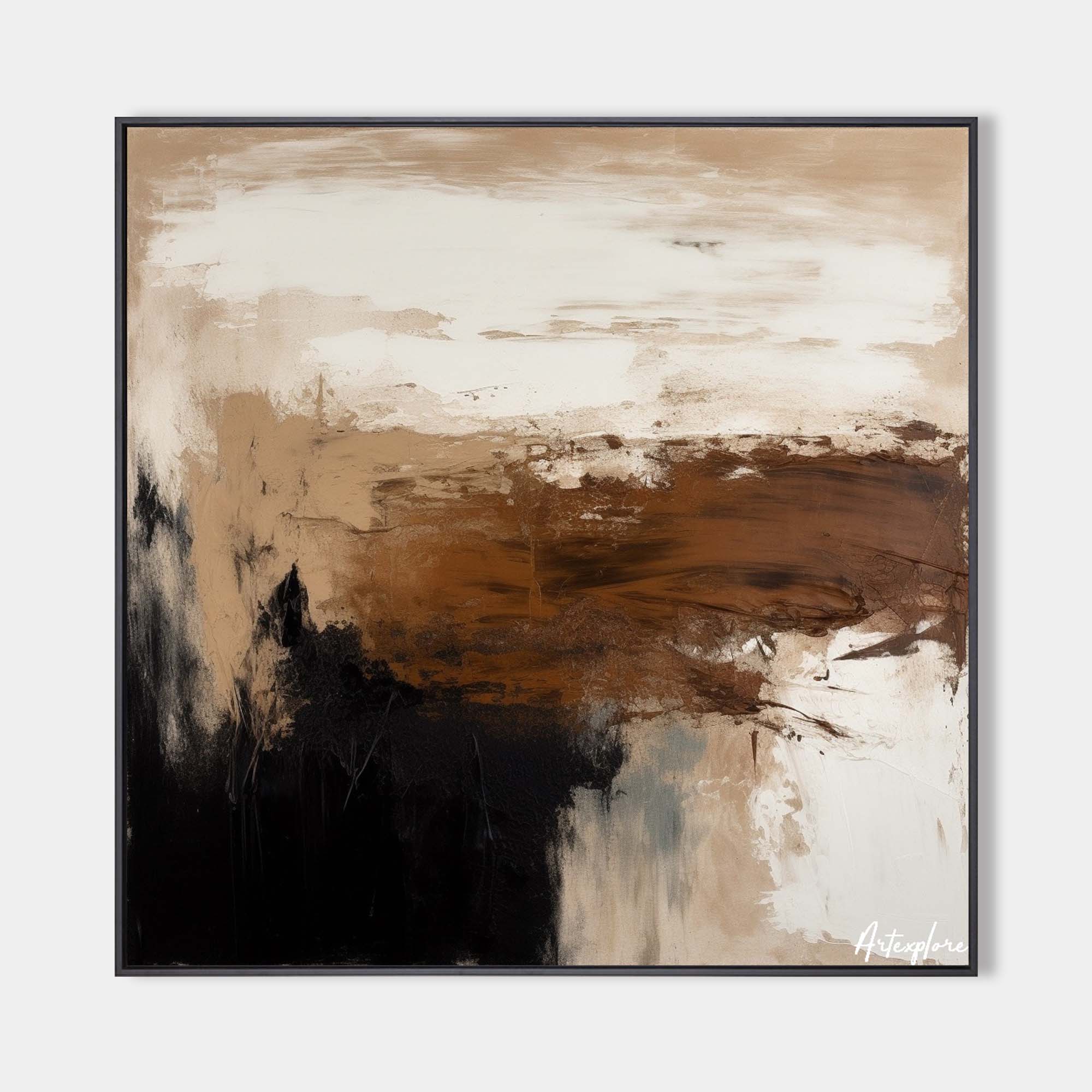 Modern Abstract Painting ABAS135 - Neutralighting