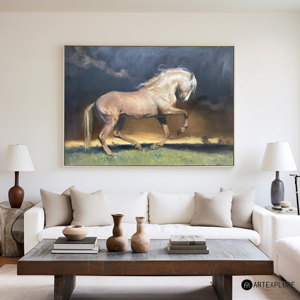 Theodore Horse Canvas Wall Art