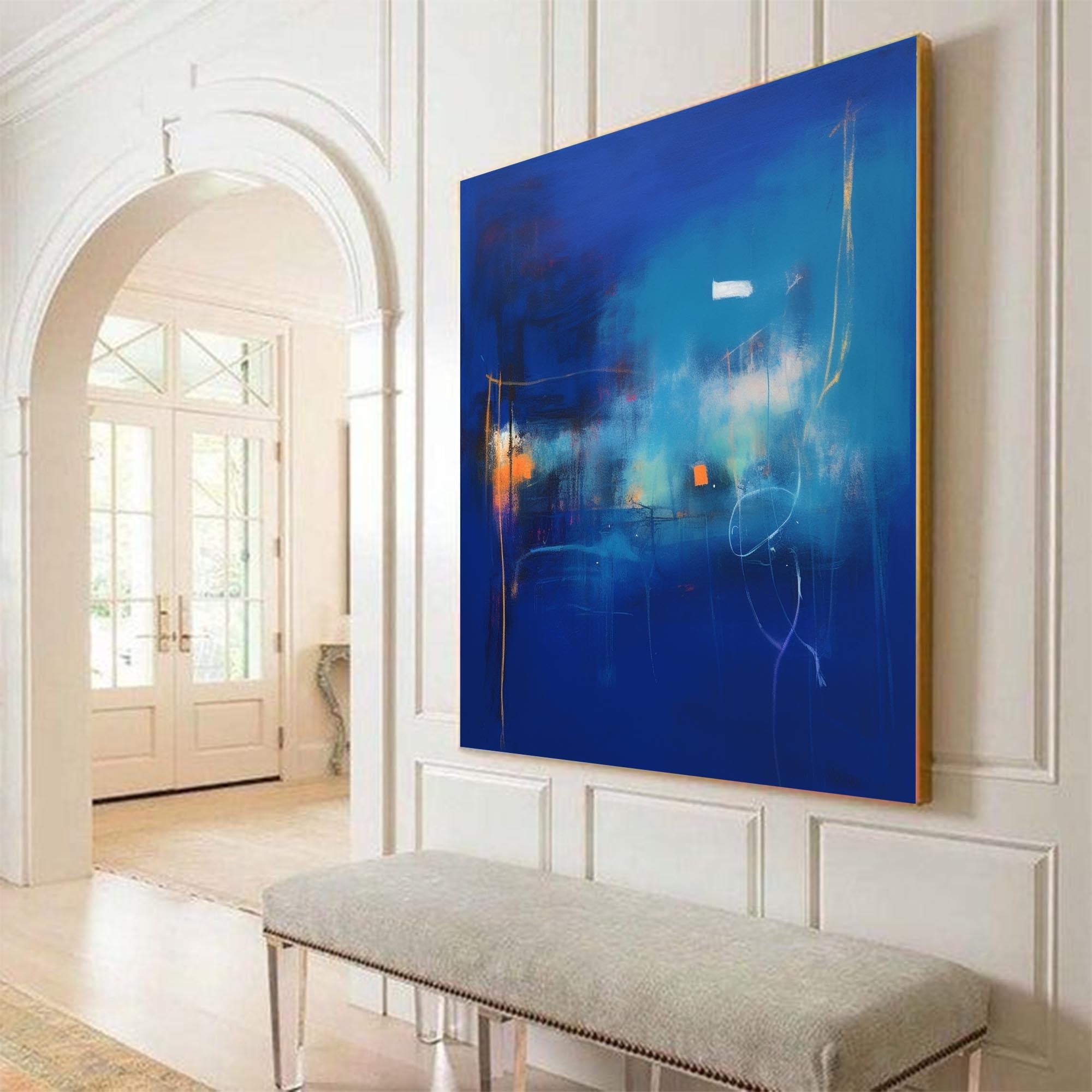 Abstract Canvas Art AB205 - Neutralighting
