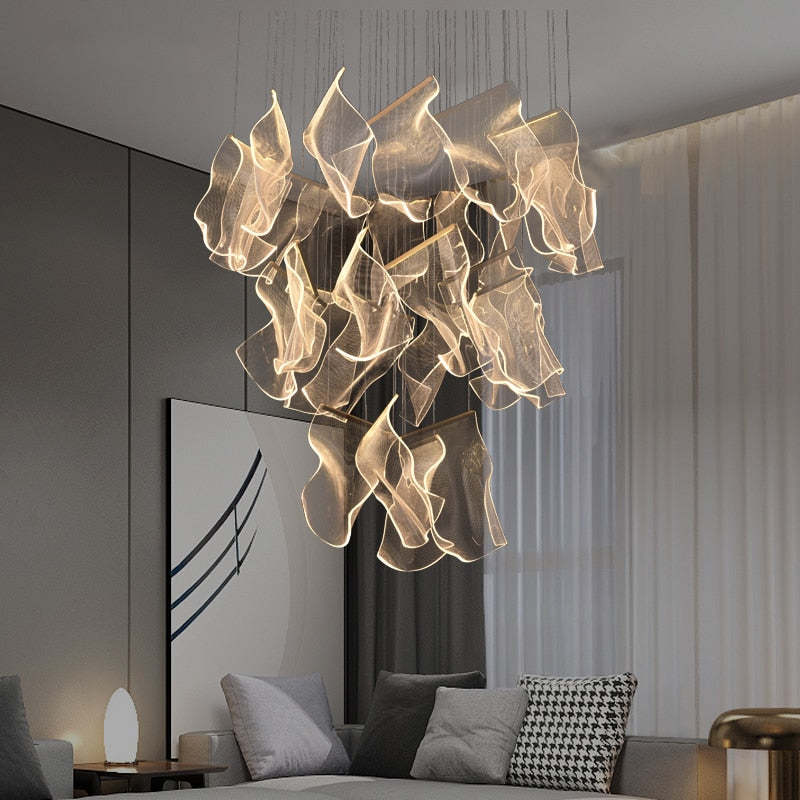 Arisha Luxury Artistic Chandelier, Gold - Neutralighting