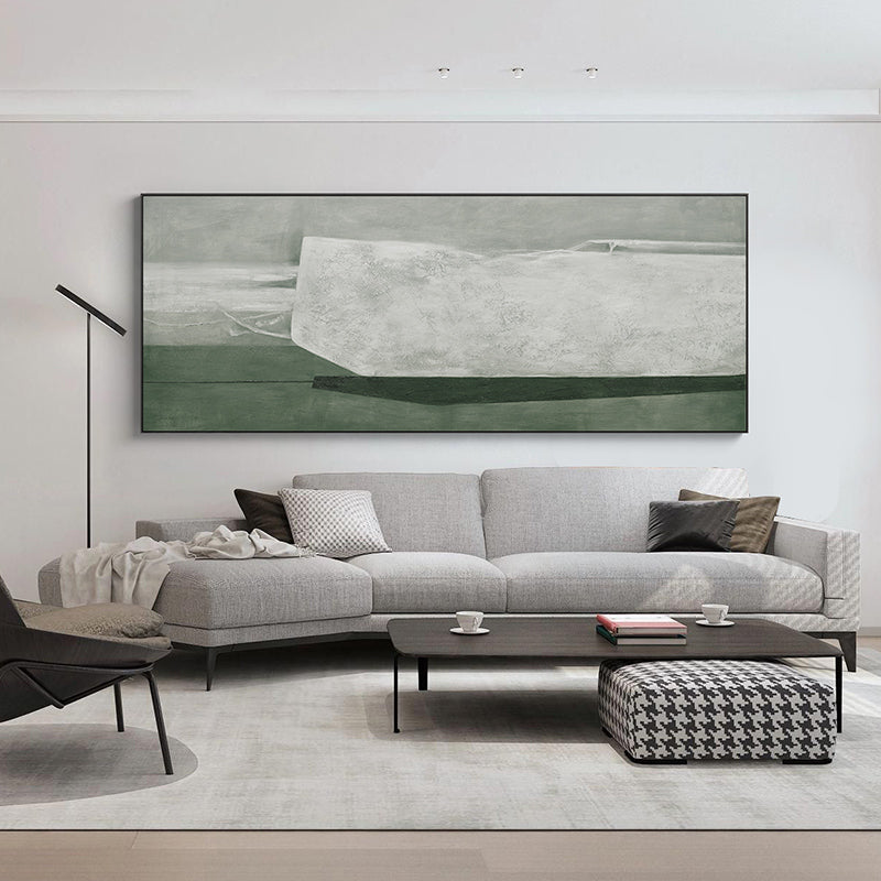 Beautiful Green Abstract Painting ABAP09 - Neutralighting