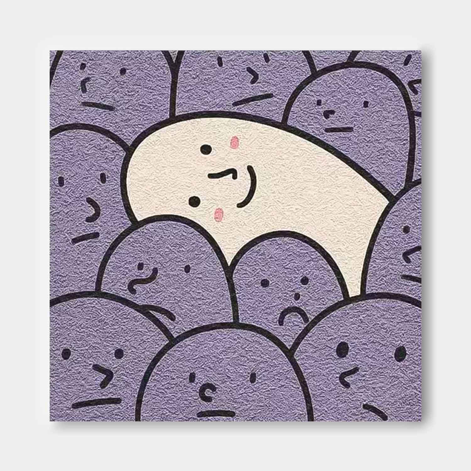 Wall Art Minimalist Energetic Painterly Vibrant