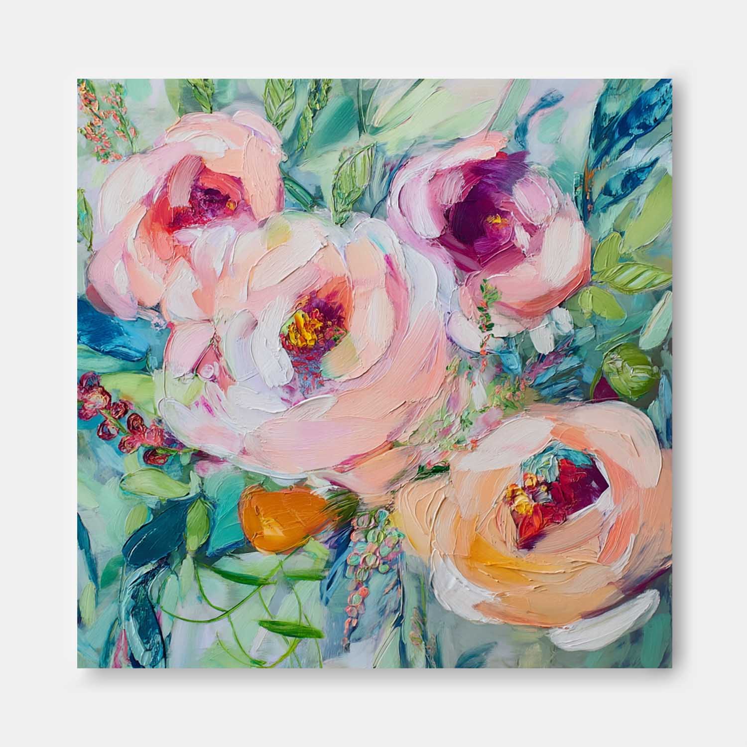 Wall Art Flower Fresh Romantic Botanical