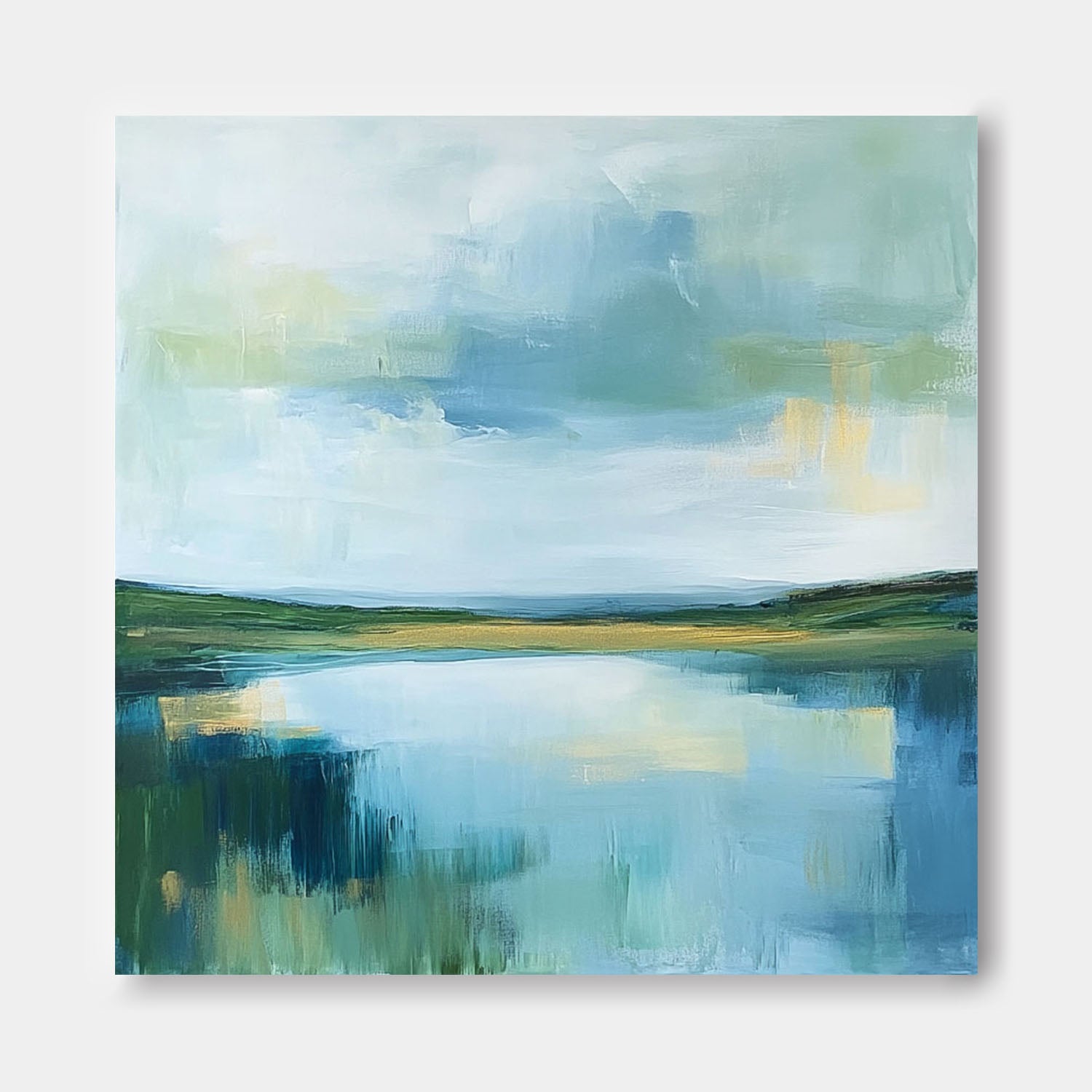 Wall Art Landscape Serene Wetland Horizon