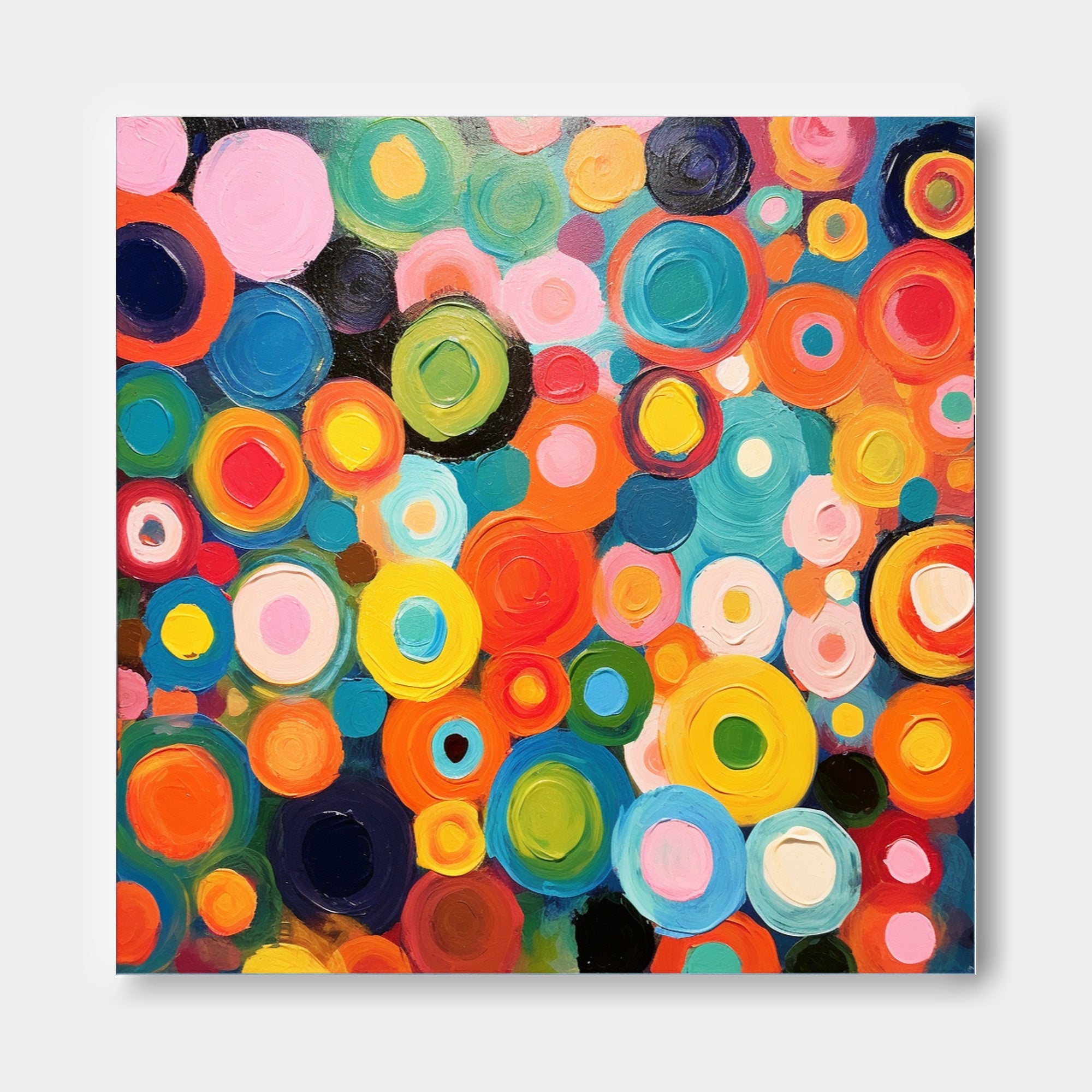 Wall Art Multicolor Abstract Playful Energetic