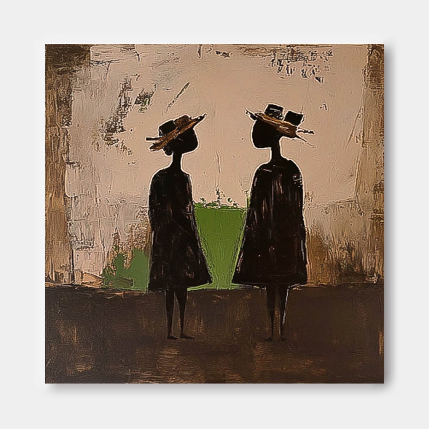 Wall Art Figure Silhouette Landscape Natural