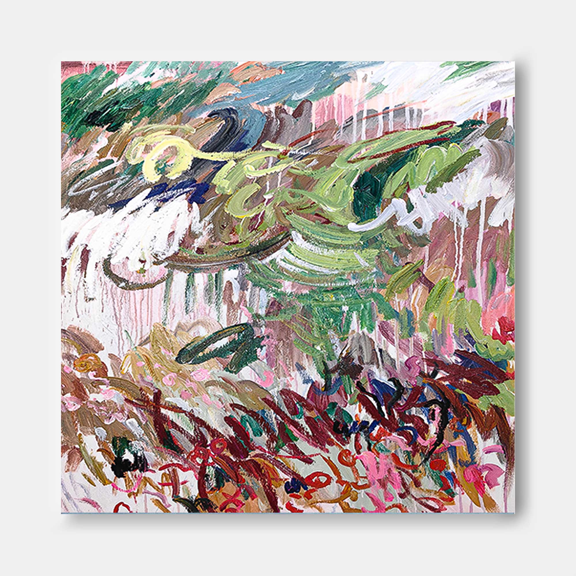 Wall Art Abstract Expressionist Botanical Modern
