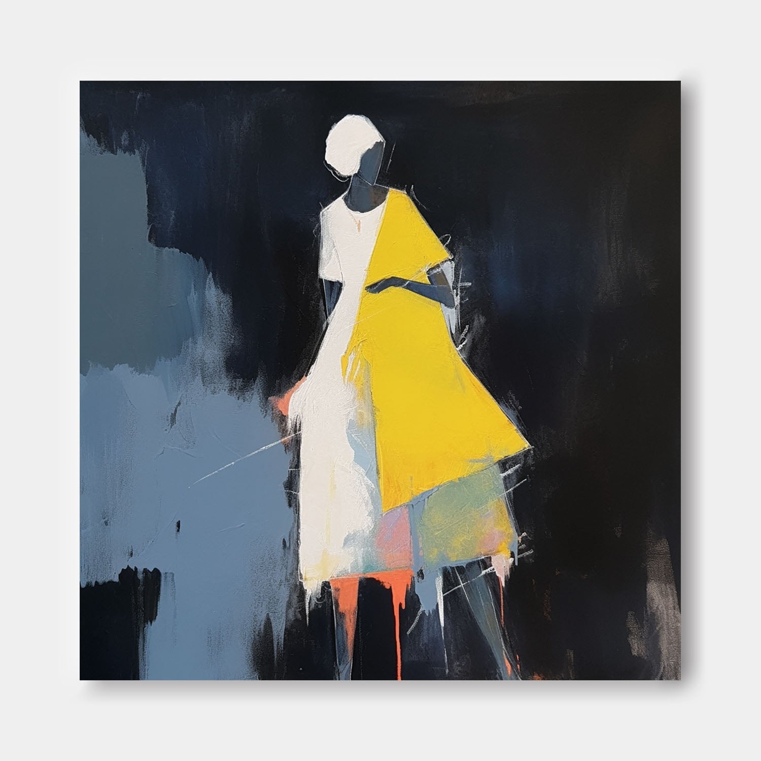 Wall Art People Modern Abstract Painterly