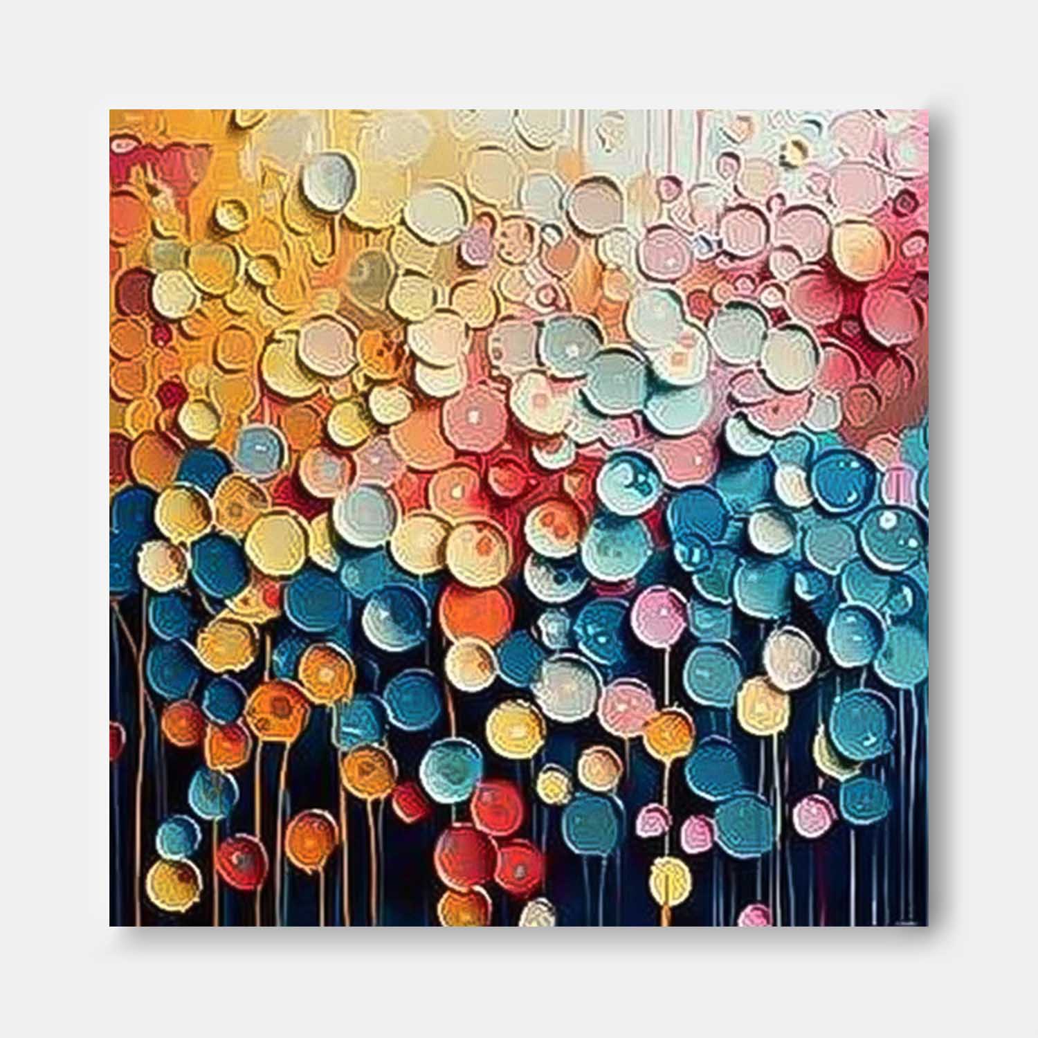 Wall Art Lively Abstract Cheerful Painterly
