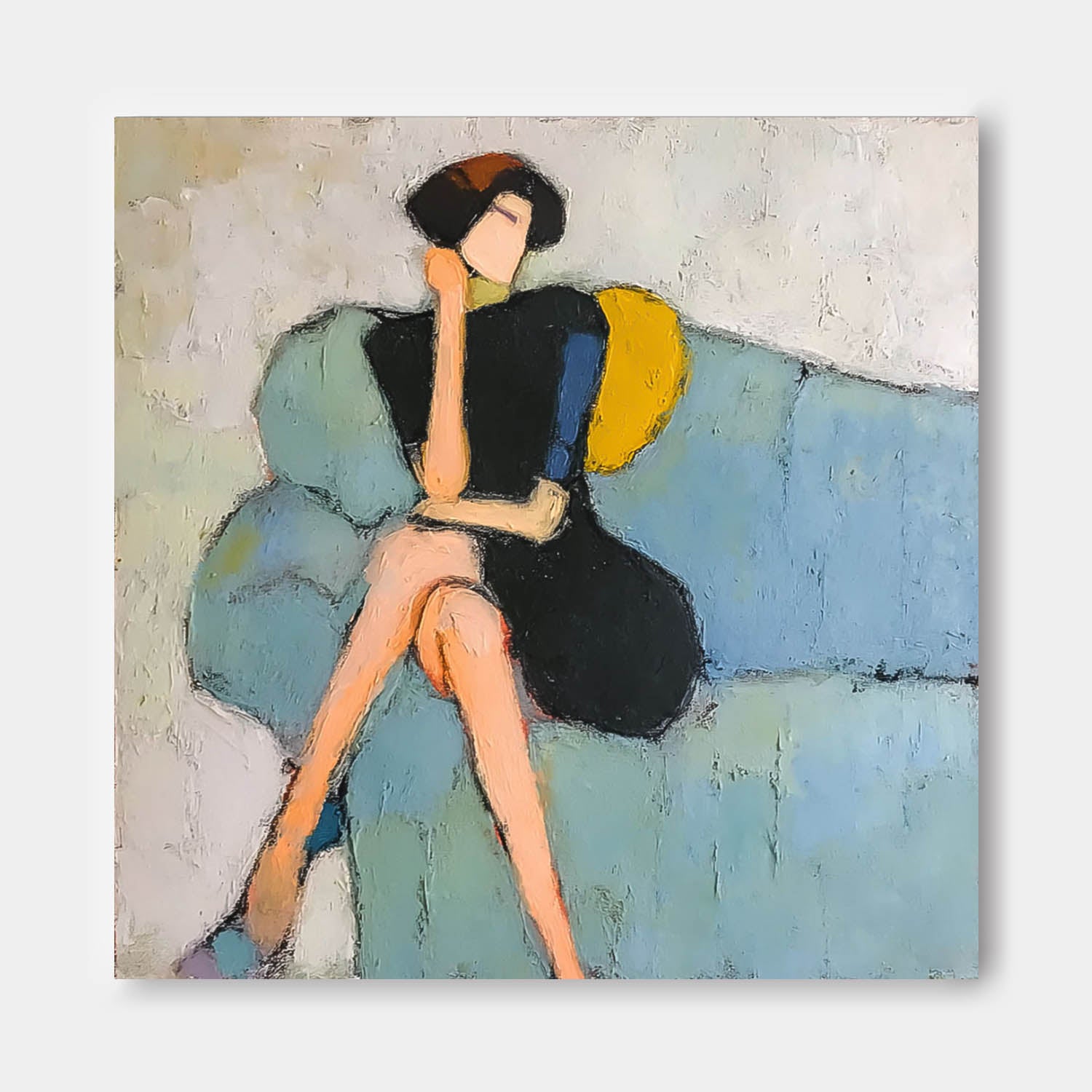 Wall Art Contemporary Contemplative Figurative