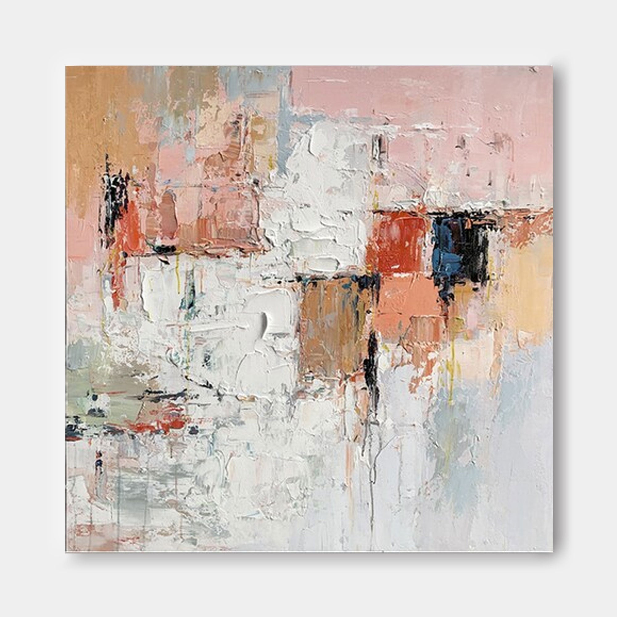 Abstract Canvas Art AB072 - Neutralighting