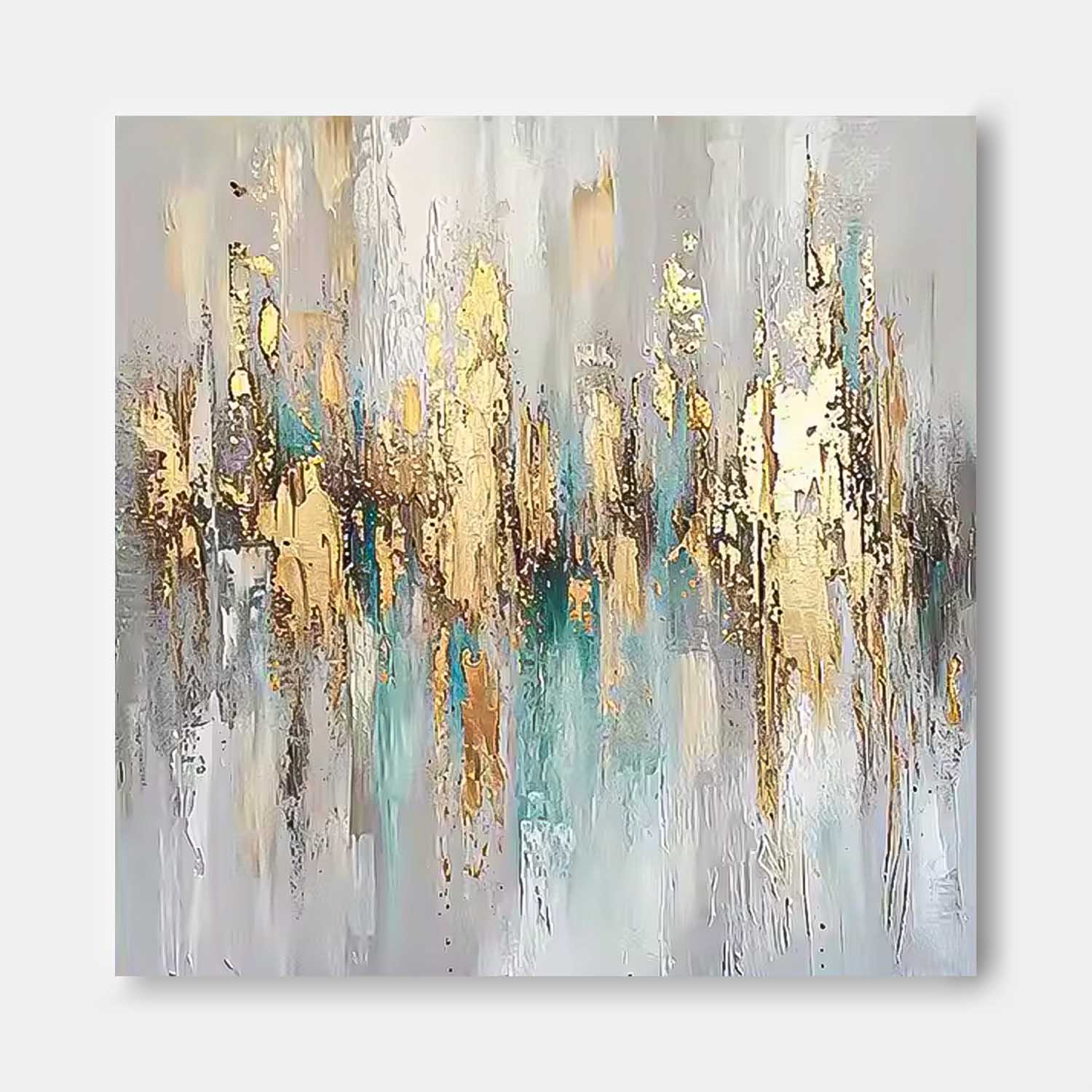 Wall Art Impasto Abstract Modern Painterly Scene