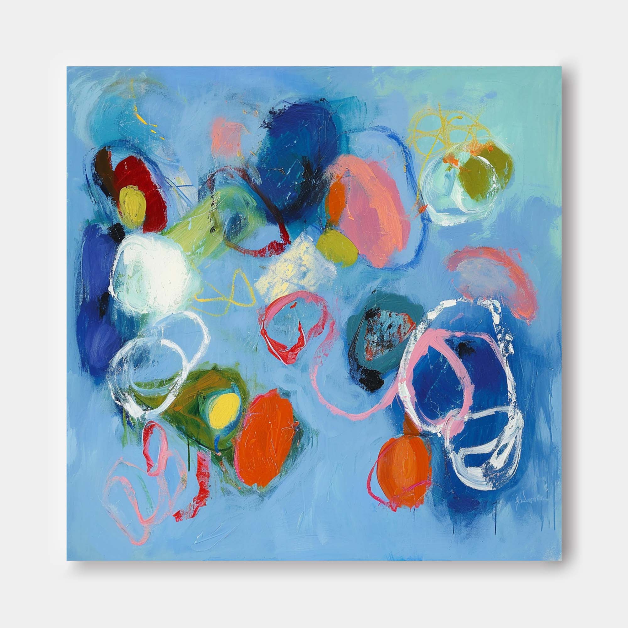 Wall Art Abstract Contemporary Minimalist Color Pop