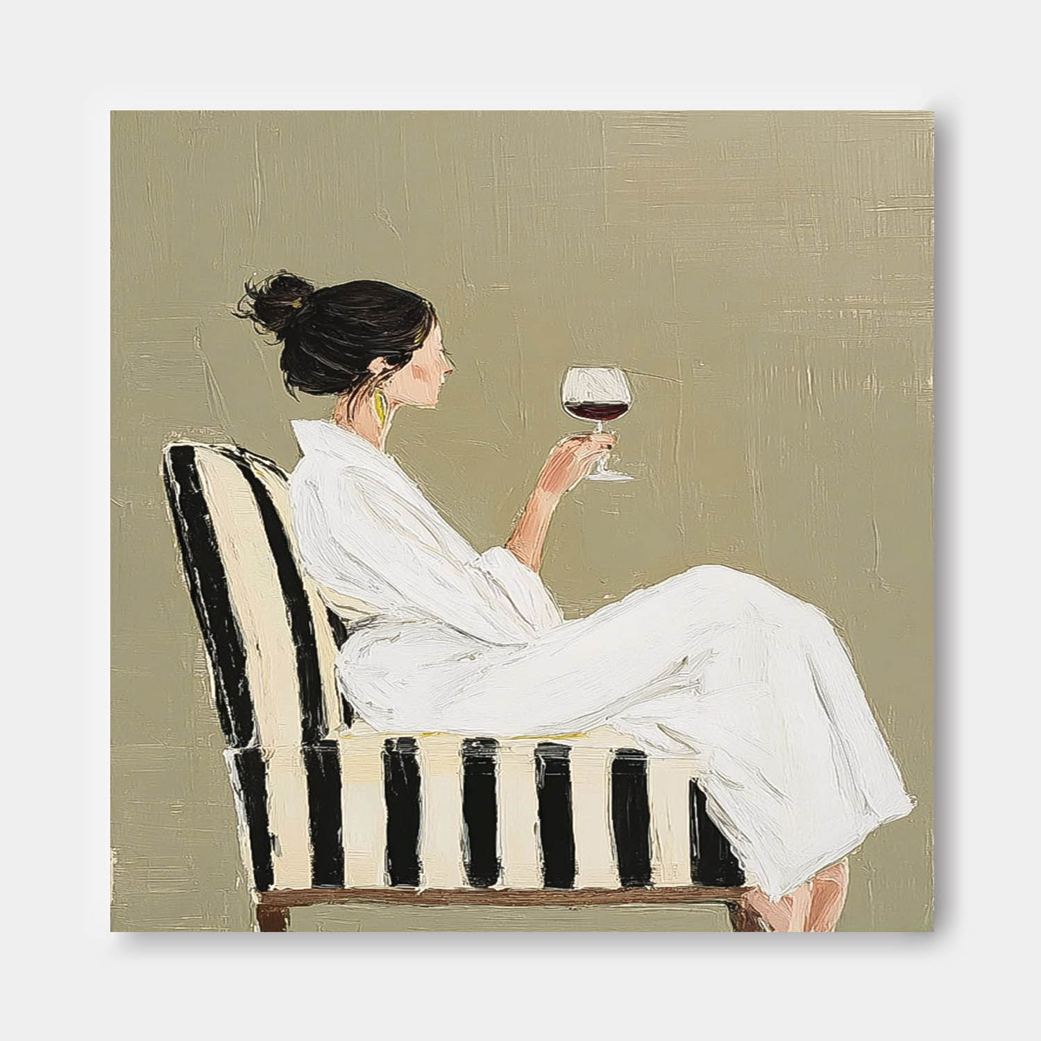 Wall Art Elegant People Contemporary Serene