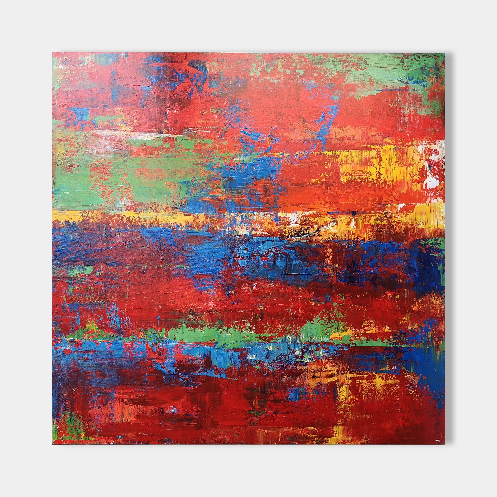 Red Abstract Art